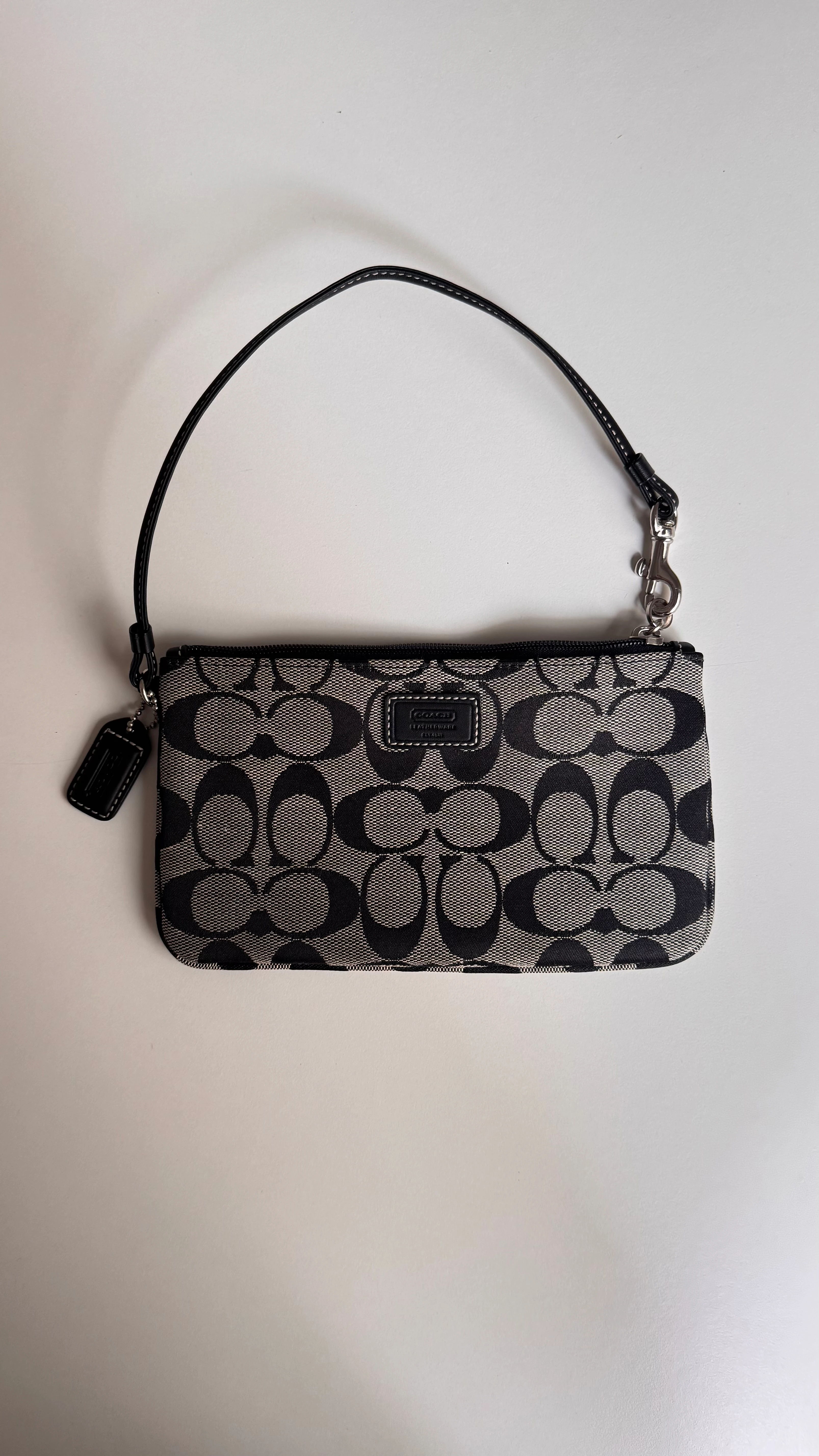 Coach Signature Collection Canvas Cüzdan Çanta 