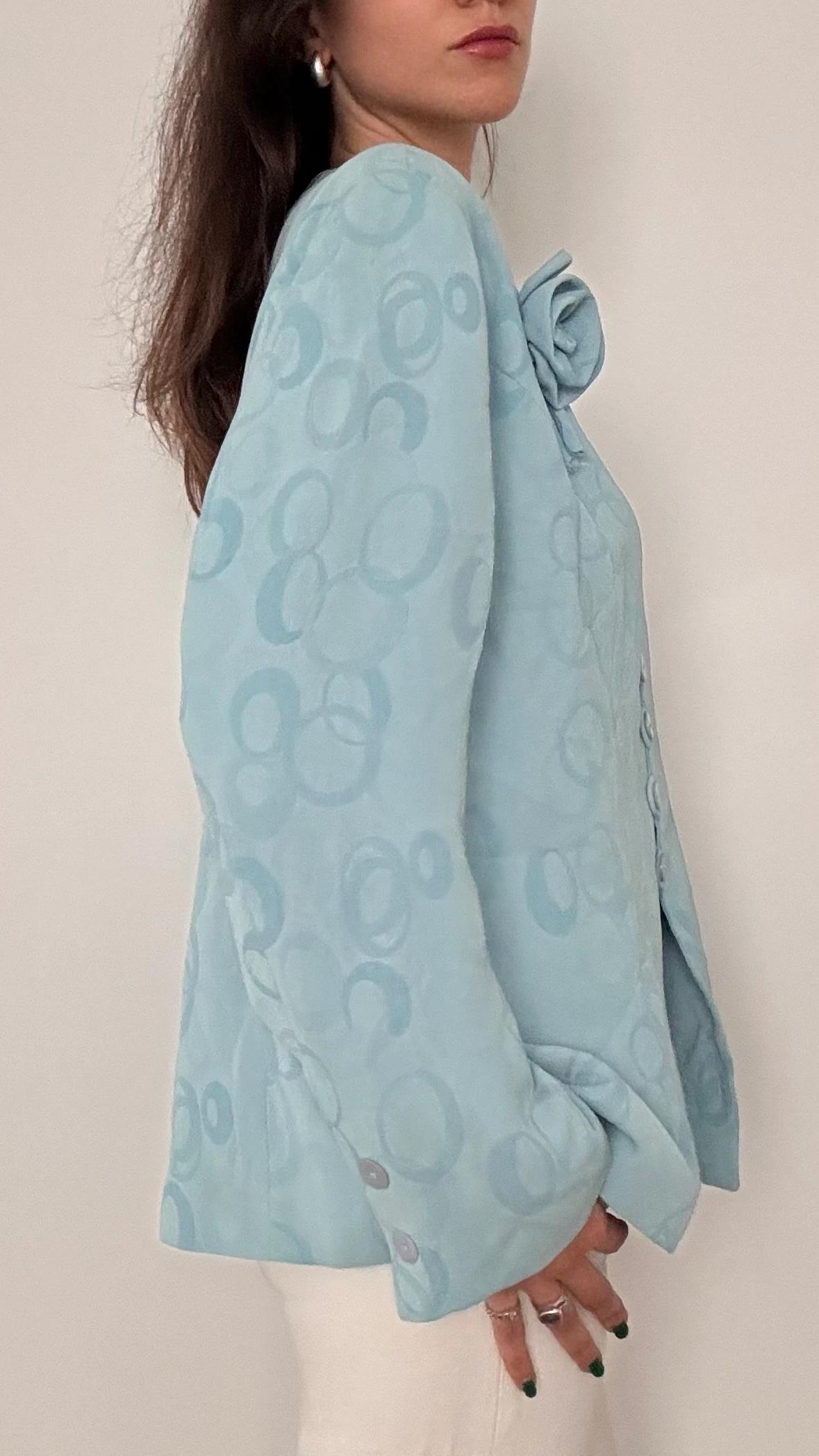 Gül Detaylı Blazer 