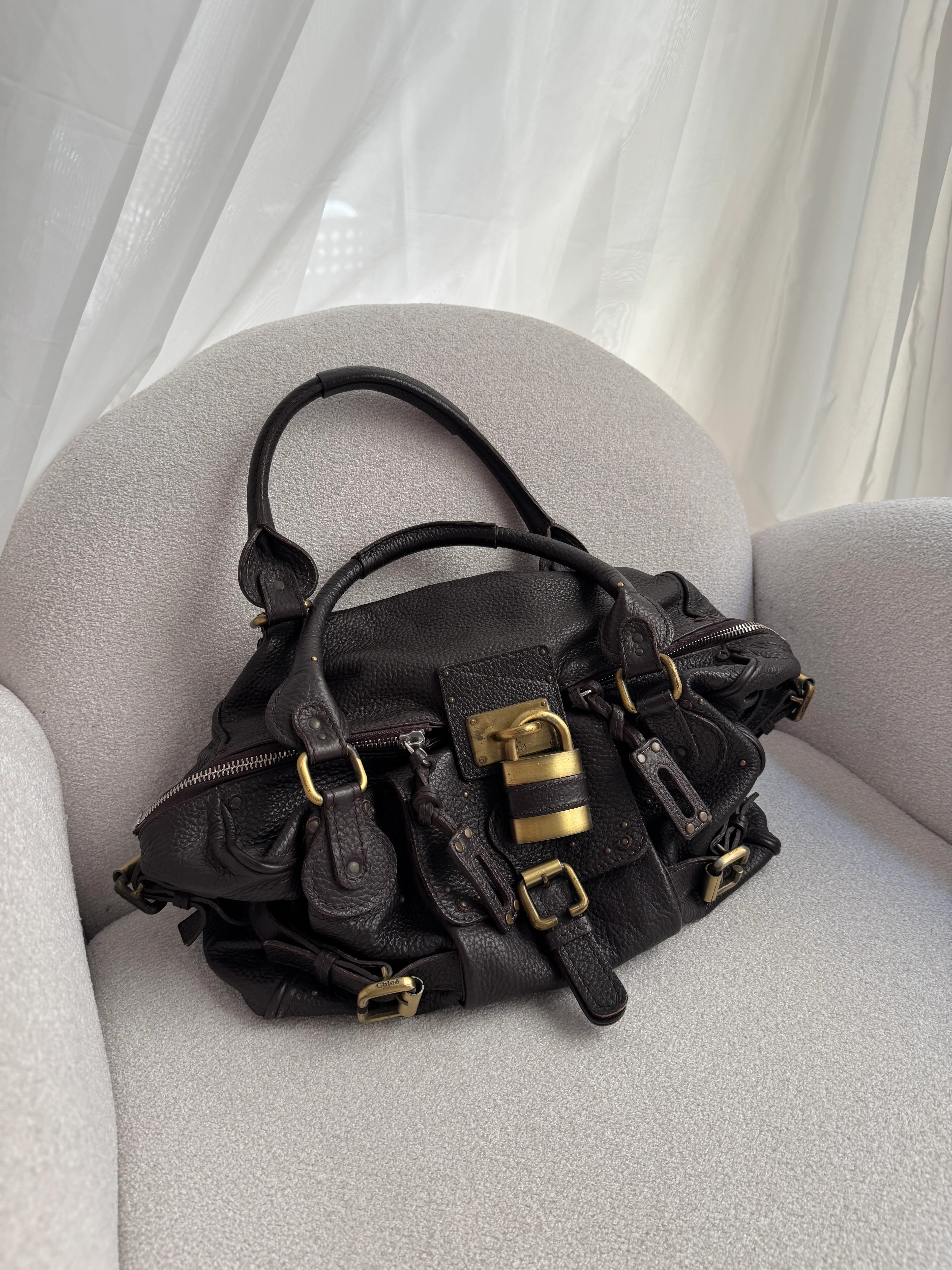 Chloe Kahverengi Paddington Çanta 