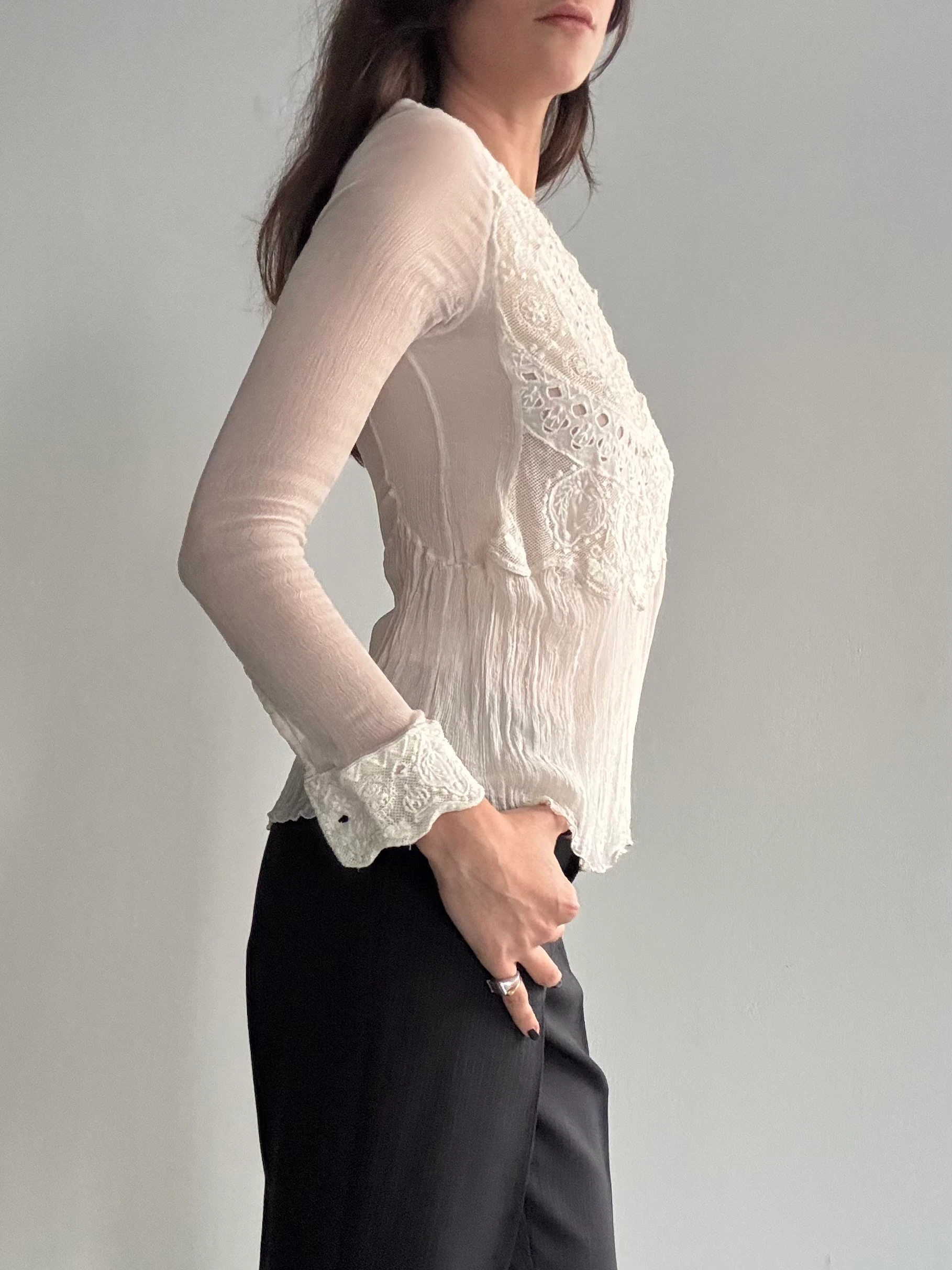 Zadig Voltaire Dantel Detaylı Bluz 