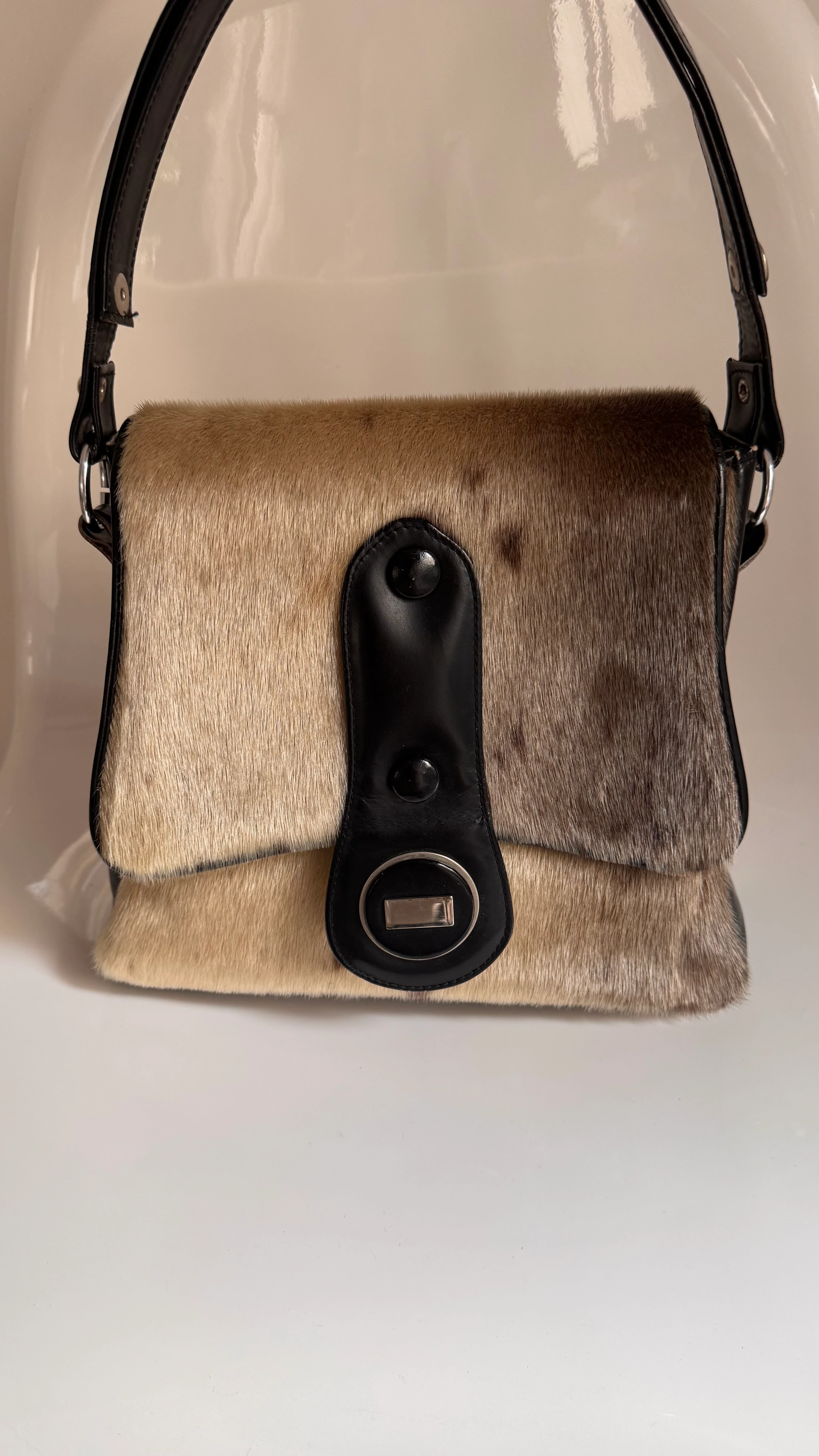 Vintage Ponyhair Çanta 