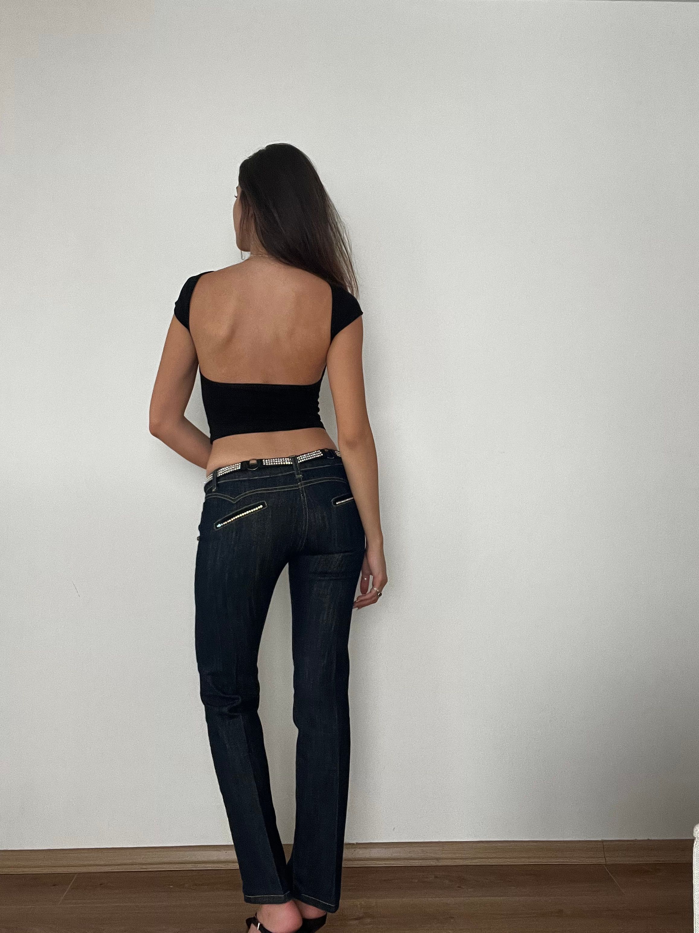 Esprit Taş Detaylı Düşük Bel Jean 