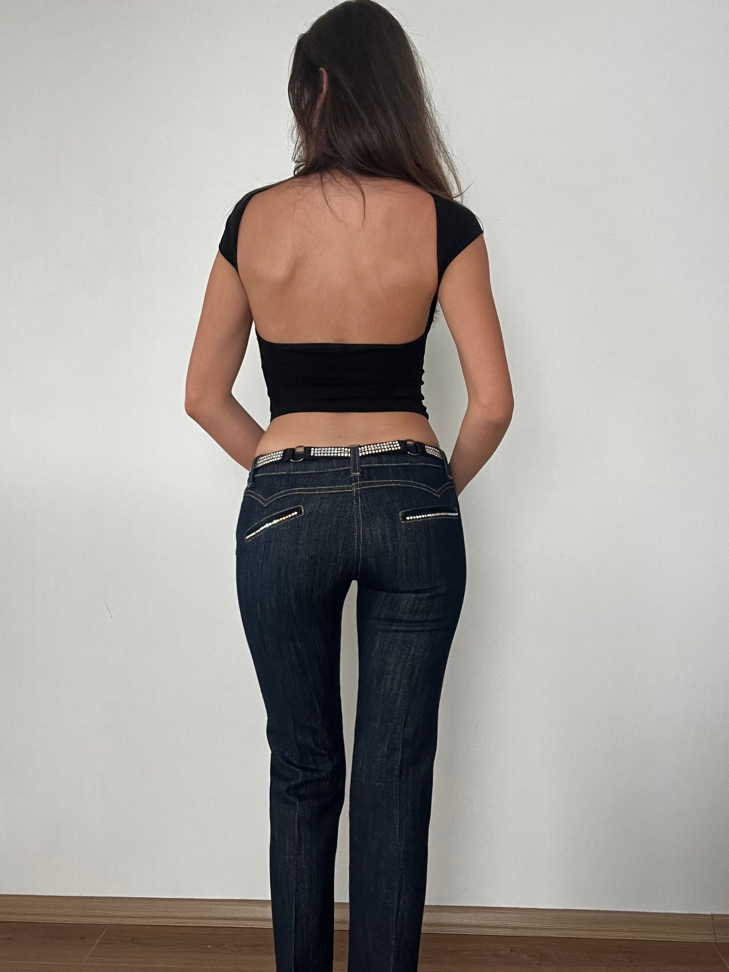 Esprit Taş Detaylı Düşük Bel Jean 