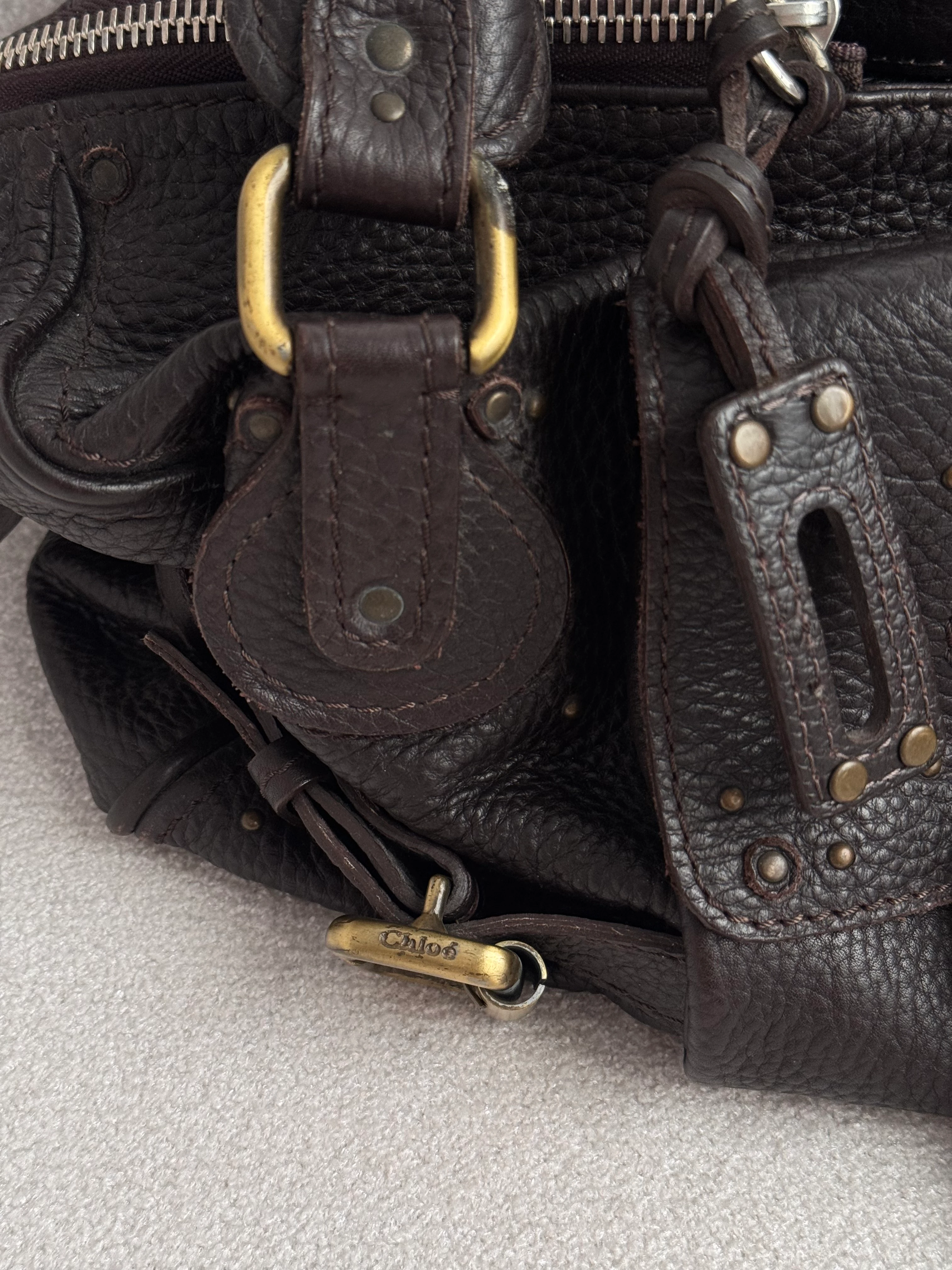 Chloe Kahverengi Paddington Çanta 