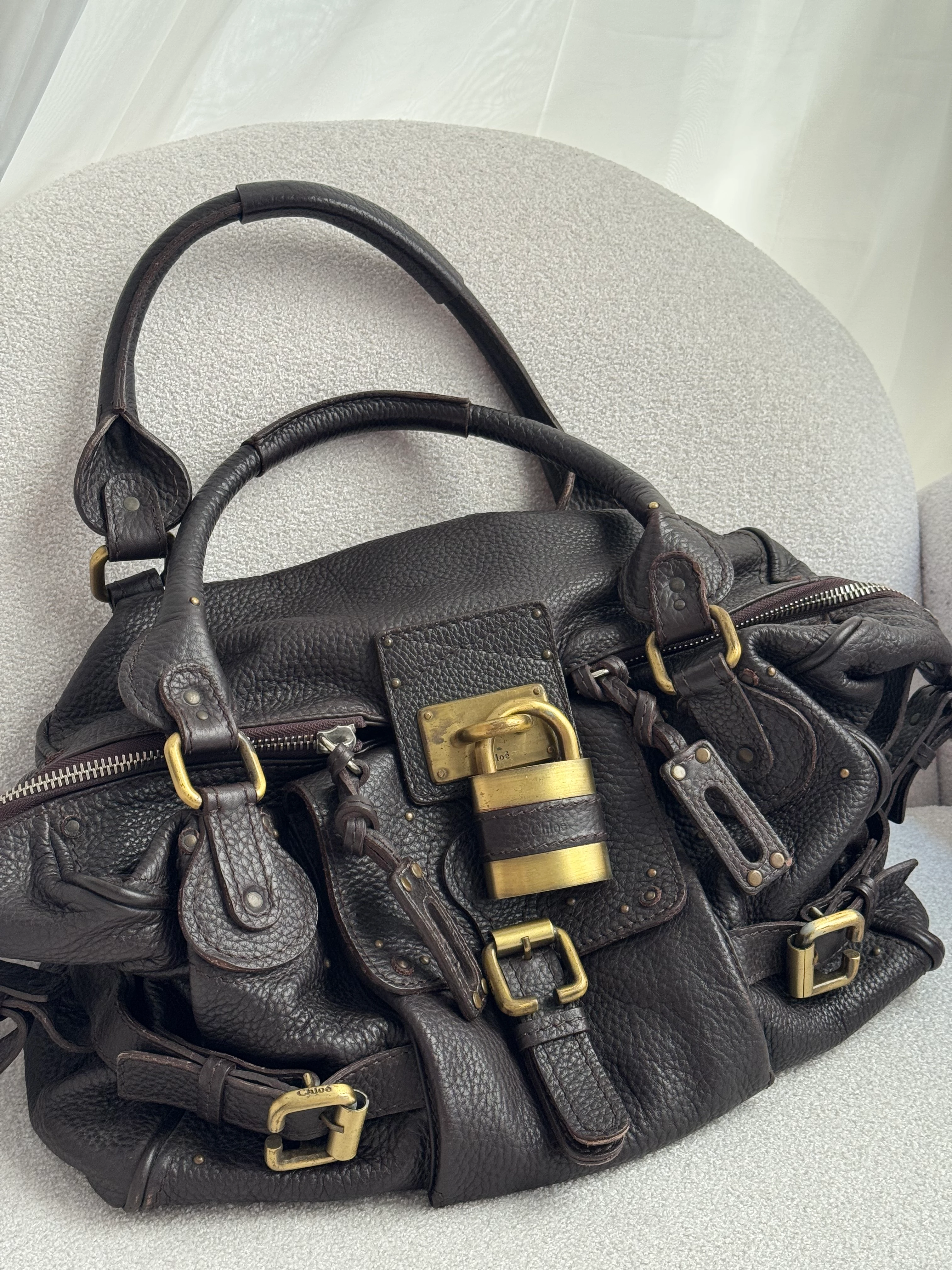 Chloe Kahverengi Paddington Çanta 