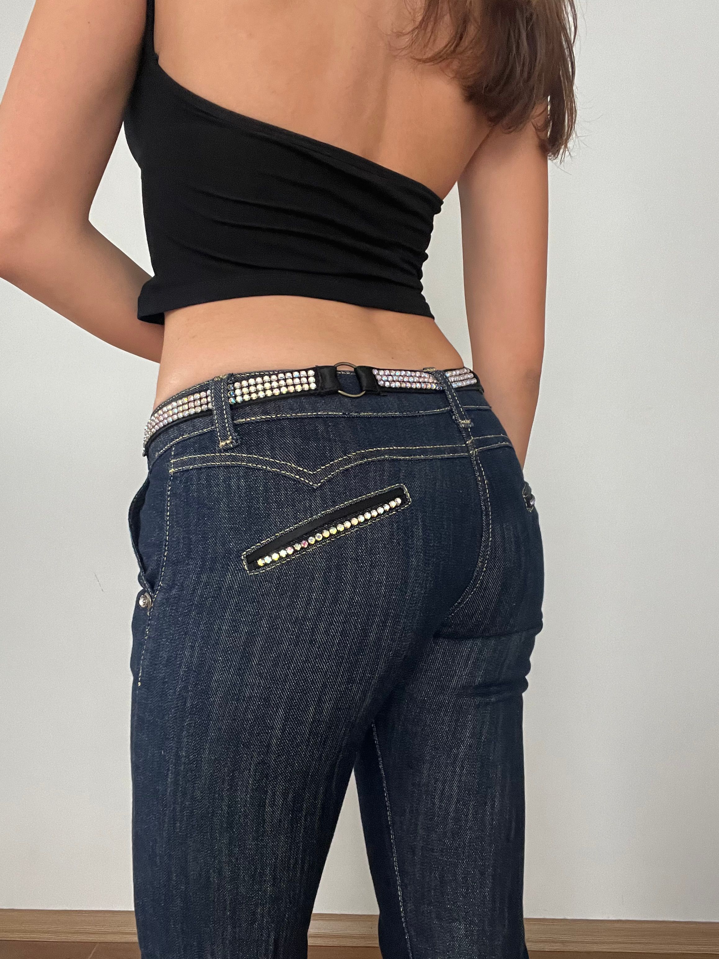 Esprit Taş Detaylı Düşük Bel Jean 