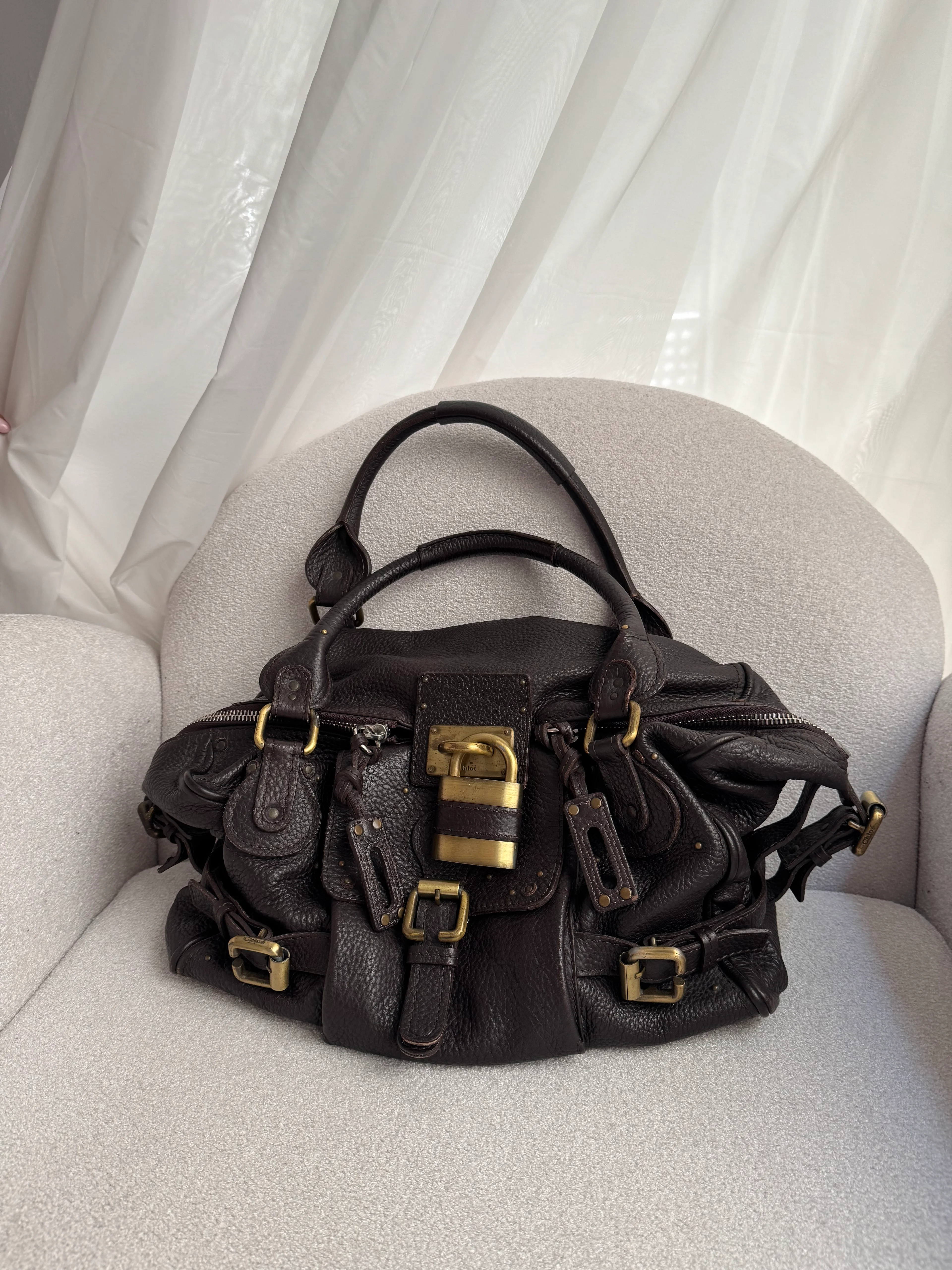 Chloe Kahverengi Paddington Çanta 