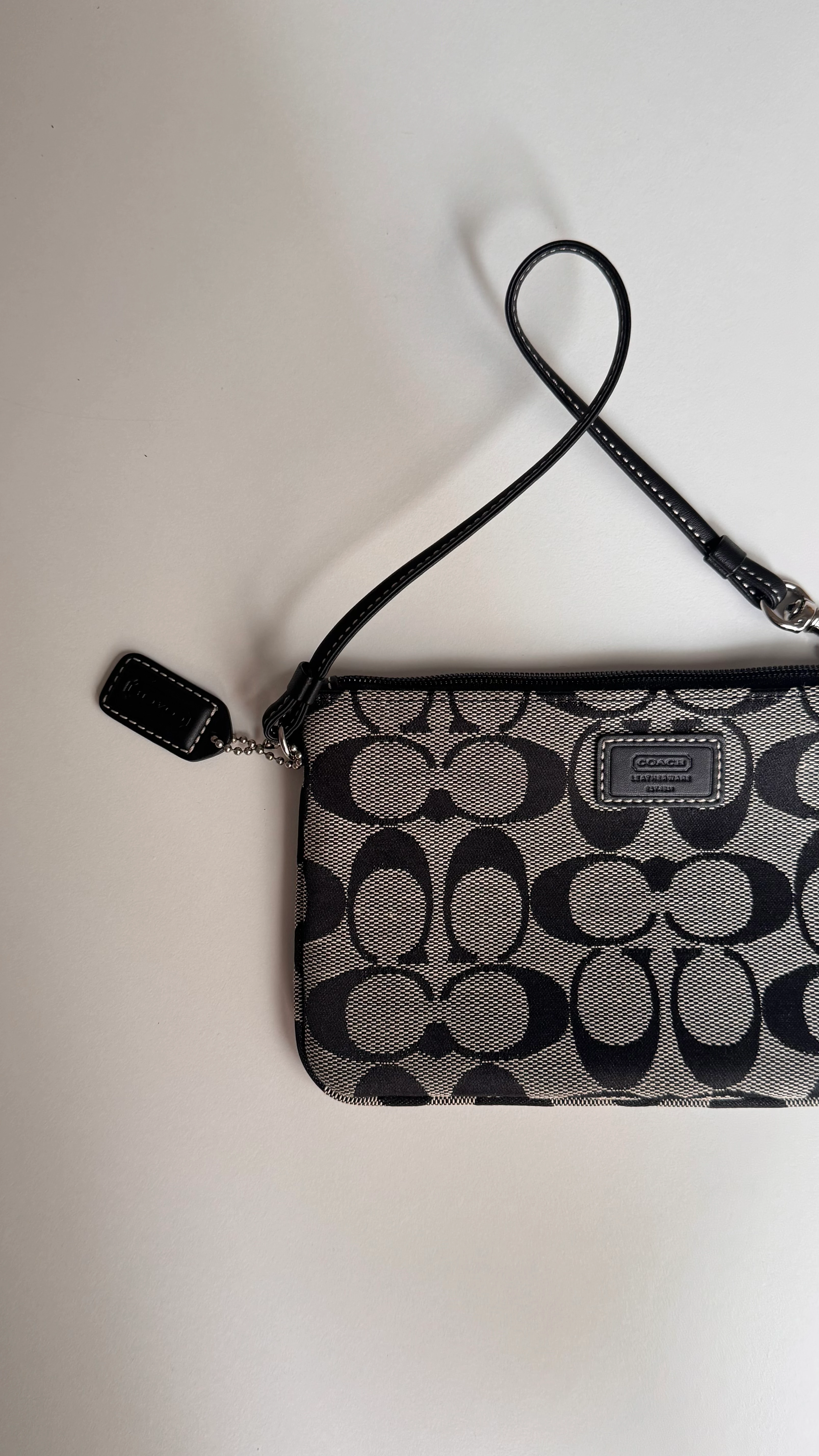 Coach Signature Collection Canvas Cüzdan Çanta 