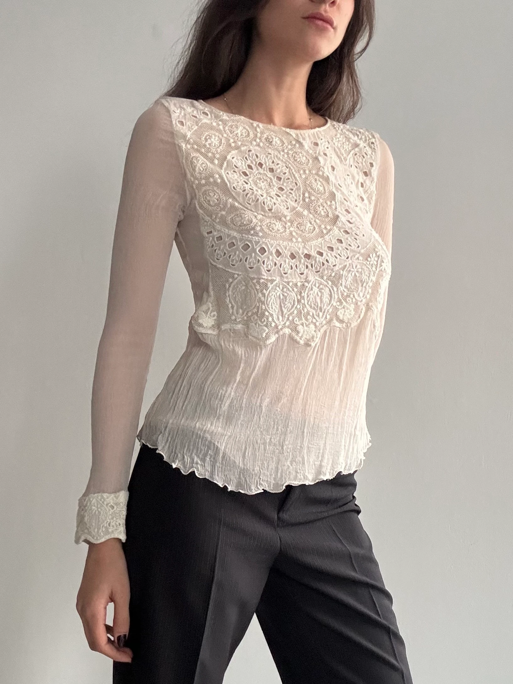 Zadig Voltaire Dantel Detaylı Bluz 