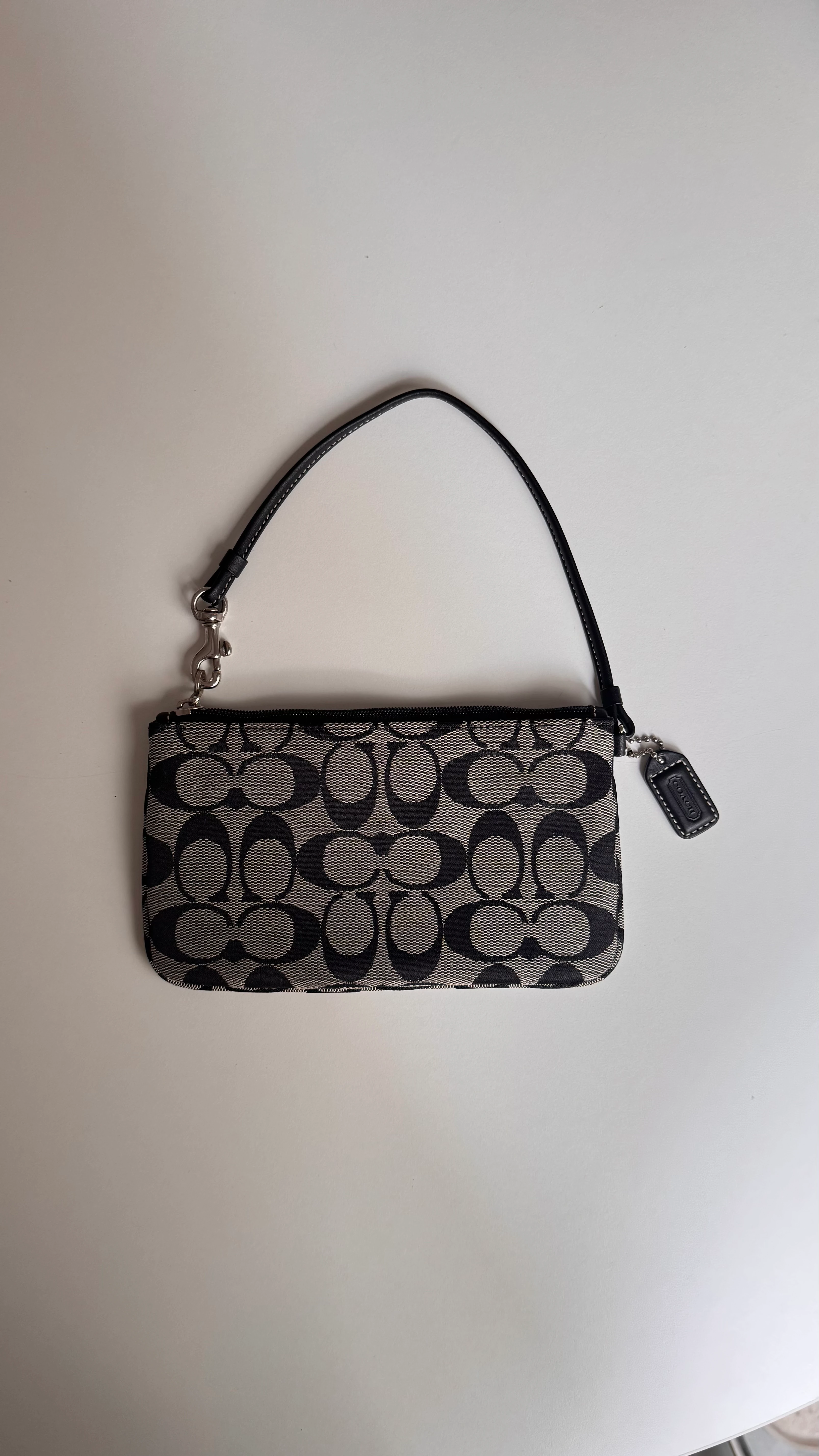 Coach Signature Collection Canvas Cüzdan Çanta 