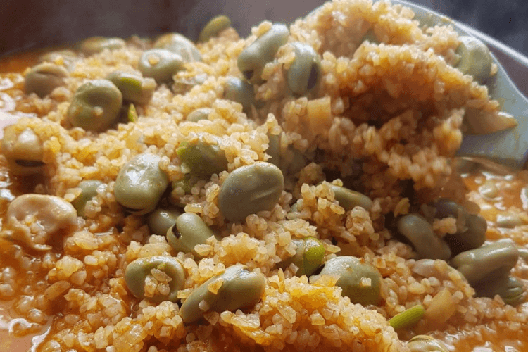 Sade Yağ ile Baklalı Bulgur Aşı Tarifi