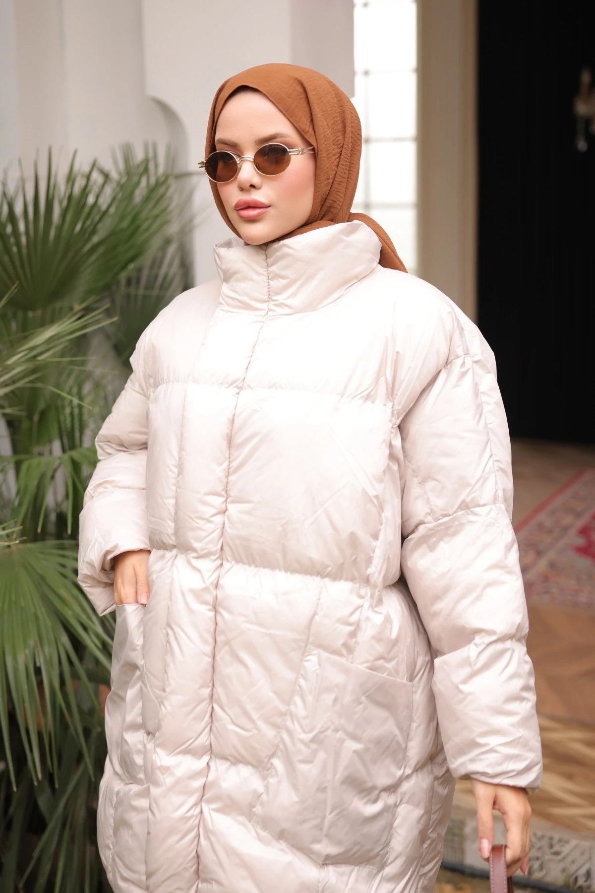 Oversize Şişme Mont