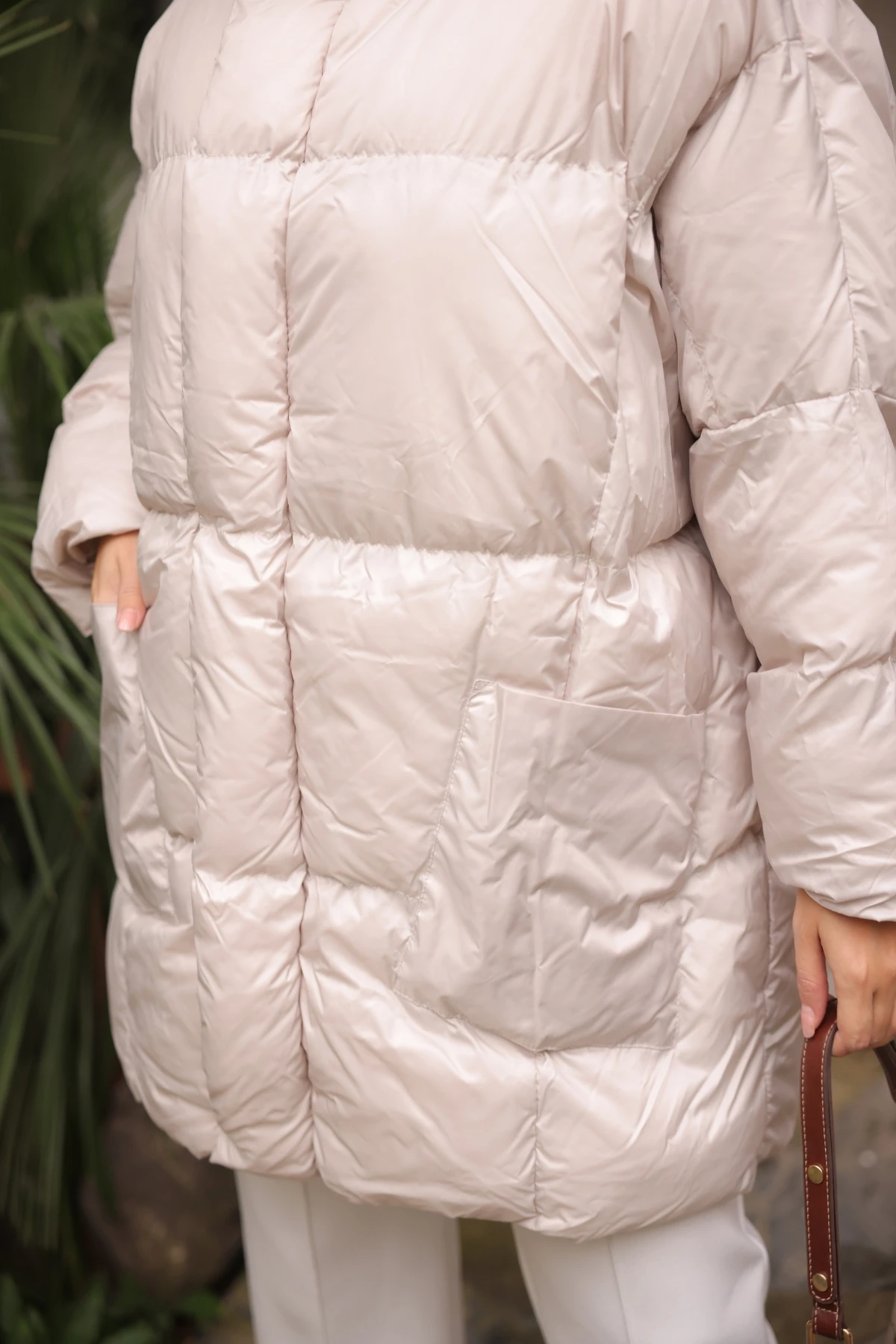 Oversize Şişme Mont