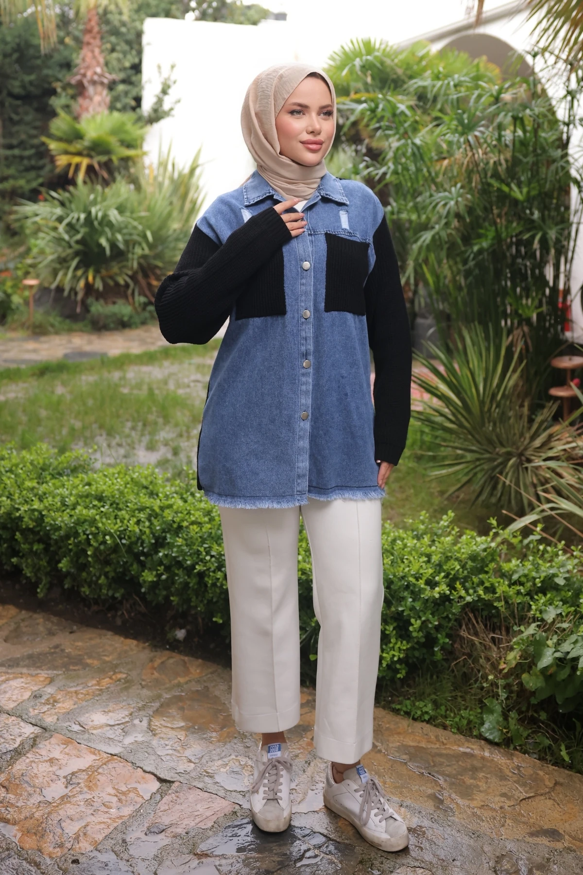 Franga Cep Triko Kot Hırka