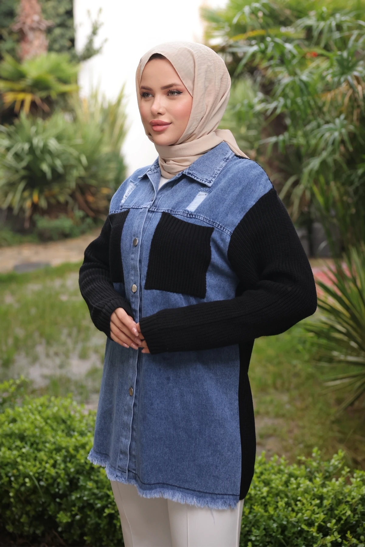 Franga Cep Triko Kot Hırka