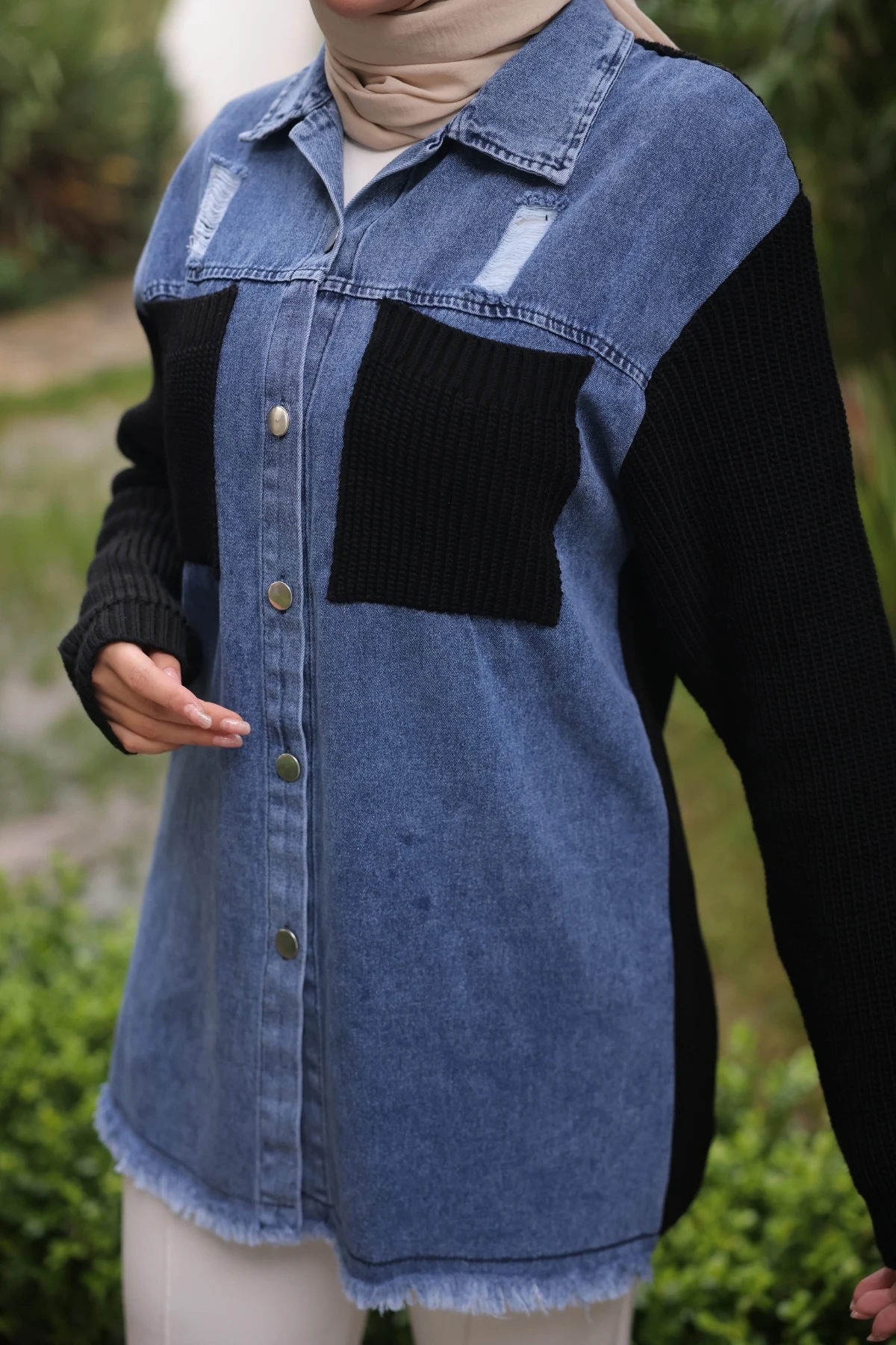 Franga Cep Triko Kot Hırka