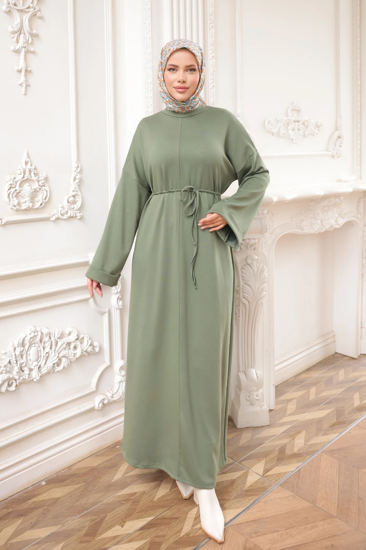 Beli Kuşaklı Oysho Elbise