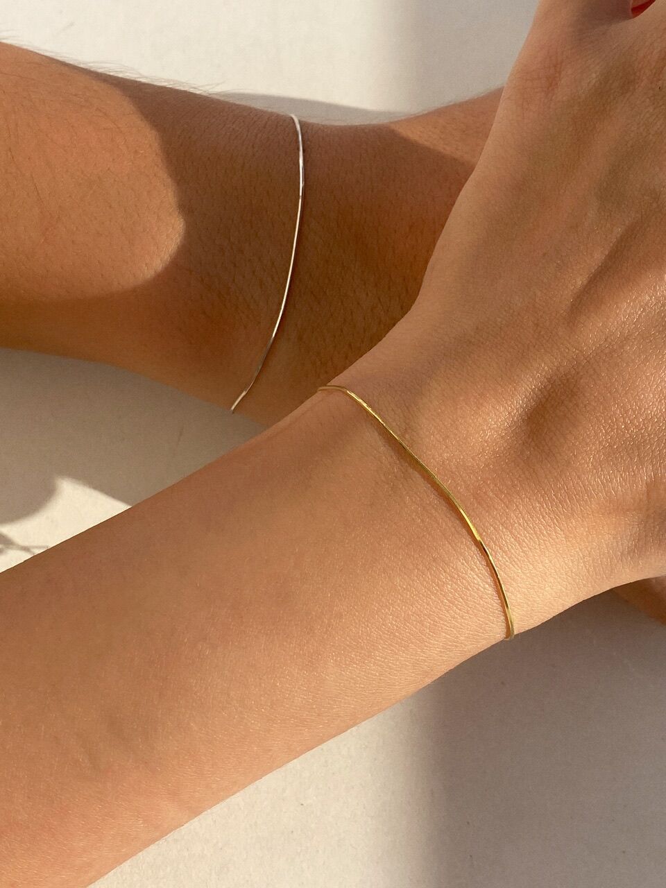 925 Gümüş | Unisex Mini İtalyan Zincir Bileklik