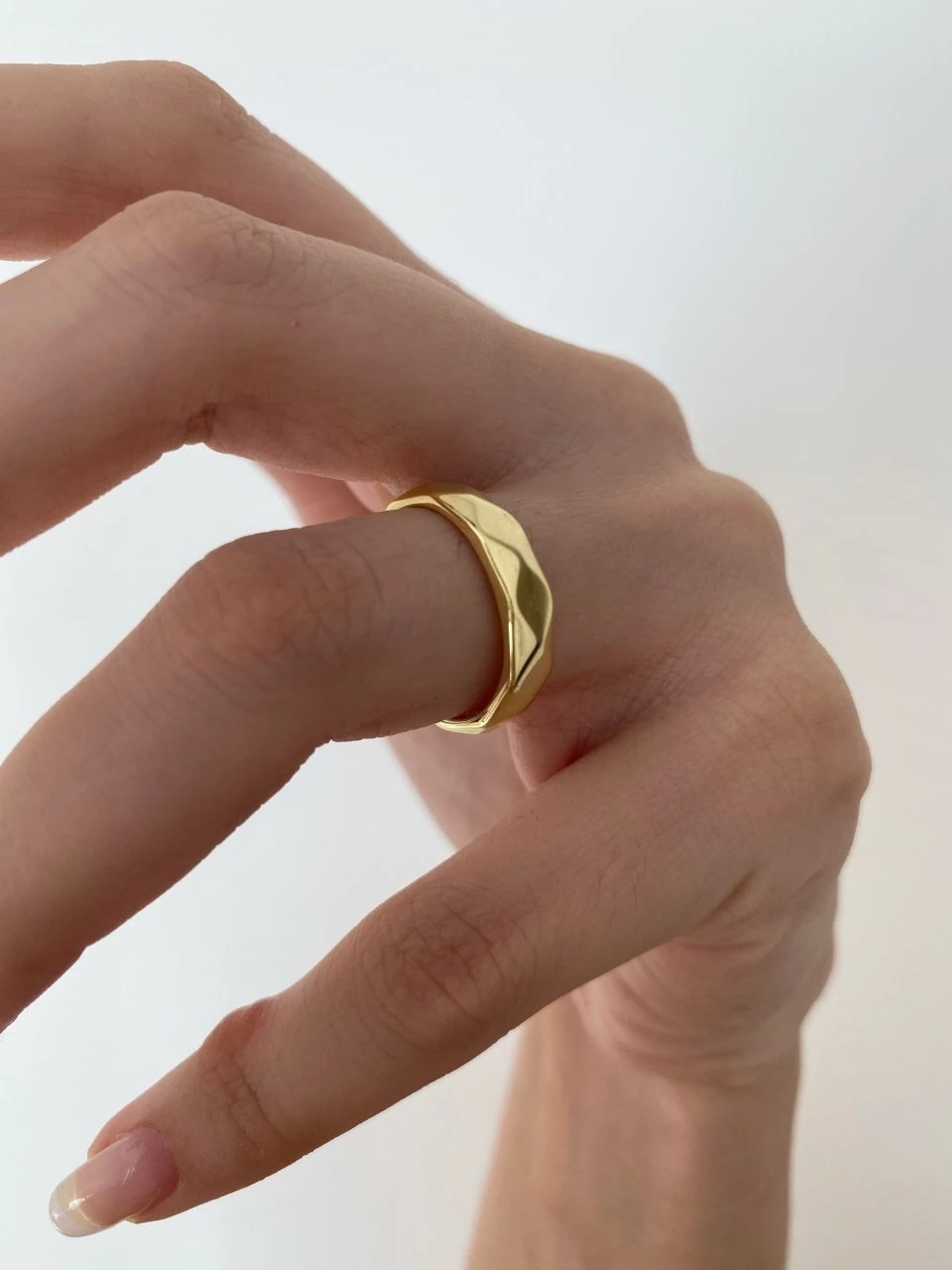 925 Gümüş | Vintage Görünümlü Basic Yüzük