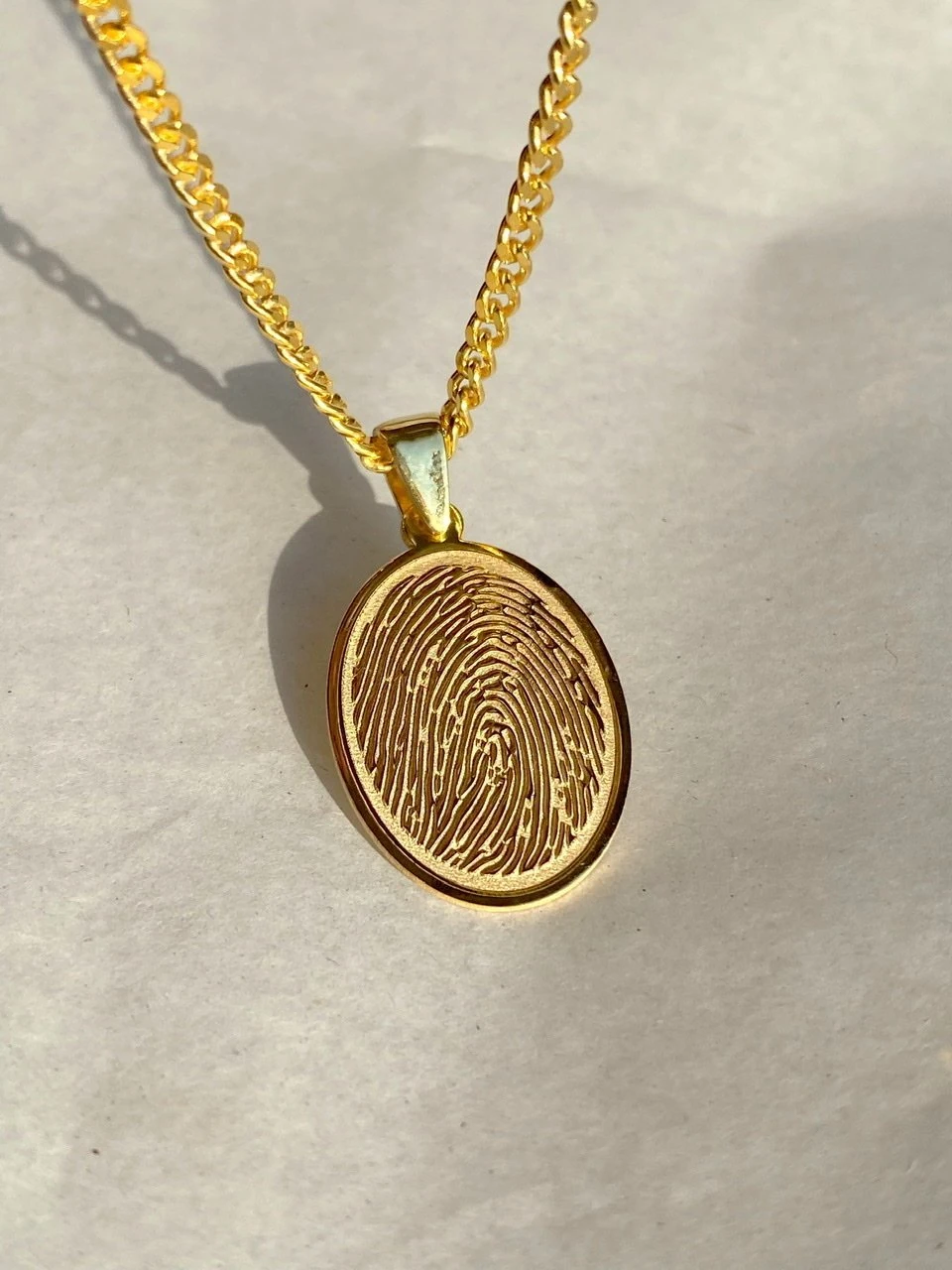 925 Gümüş | İstediğini Yaptır Parmak İzi Kolye