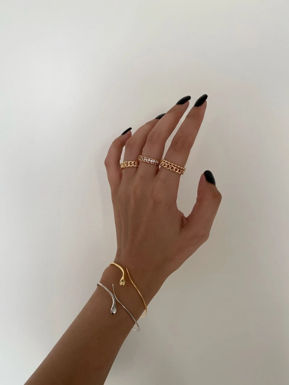 925 Gümüş | Minimal Yılan Bilezik