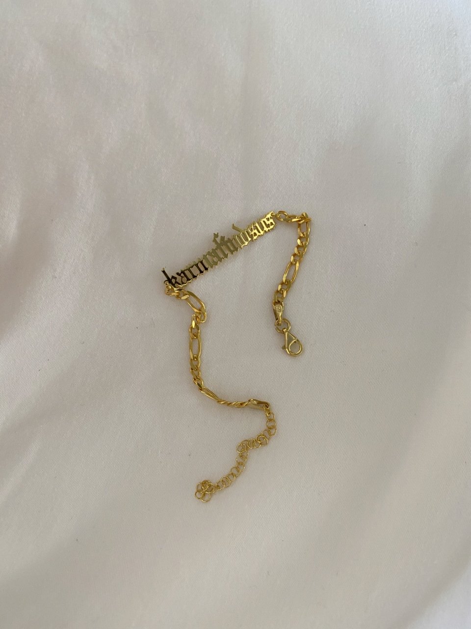 925 Gümüş | Boyfriend Zincirli İstediğini Yazdır Bileklik