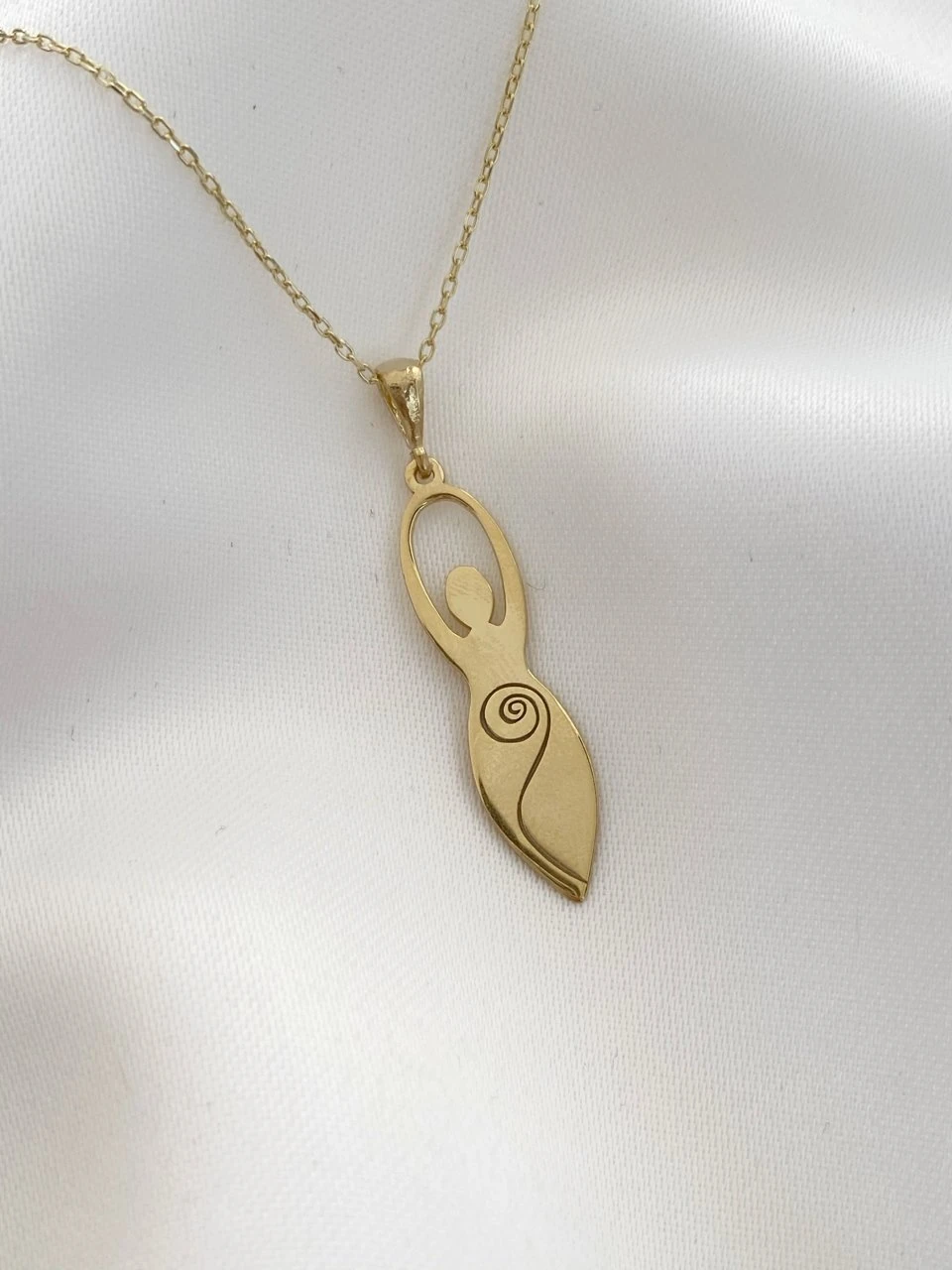 925 Gümüş | Güneş Tanrıçası Kolye