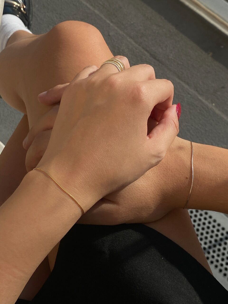 925 Gümüş | Unisex Mini İtalyan Zincir Bileklik