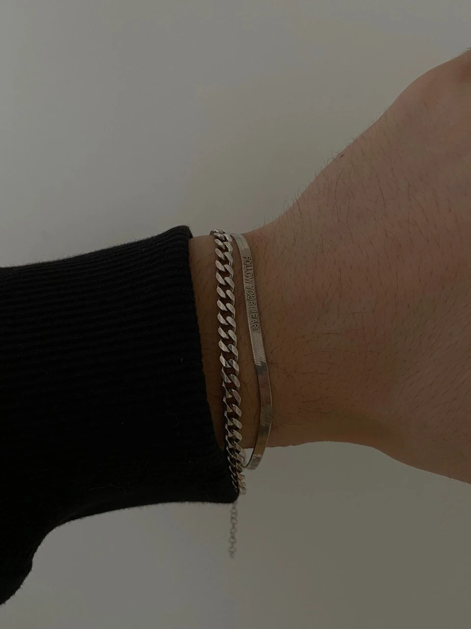 925 Gümüş | Unisex İstediğini Yazdır İtalyan Zincir Bileklik