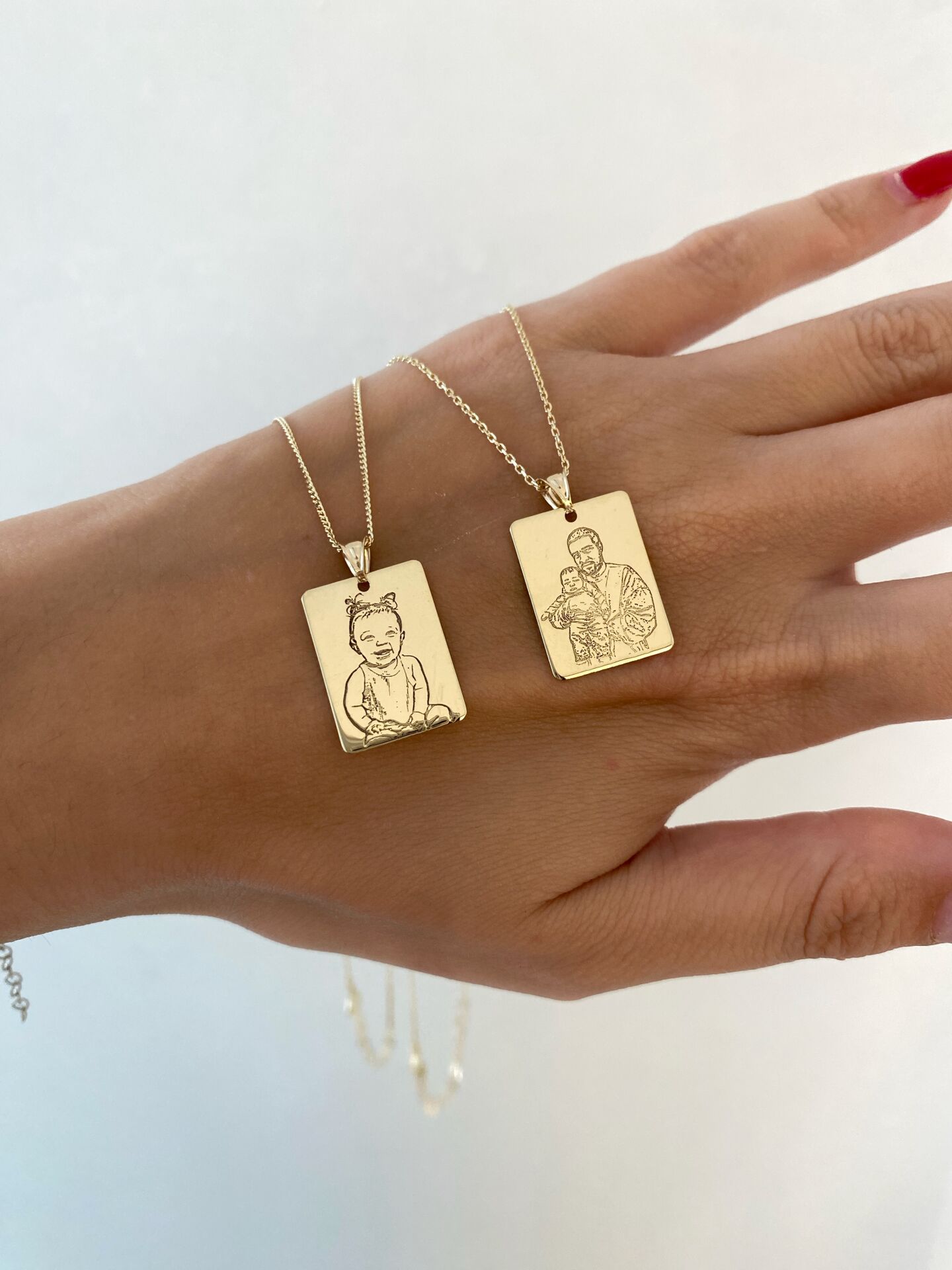14K ALTIN | Unisex İstediğini Çizdir Kolye