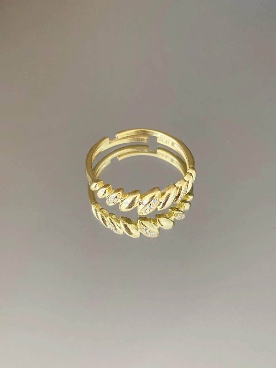 925 Gümüş | Burgu Görünümlü Basic Yüzük