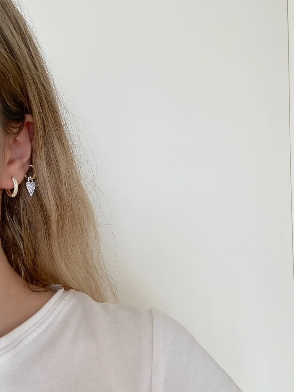 925 Gümüş | 1.1 Taşlı Halka Küpe