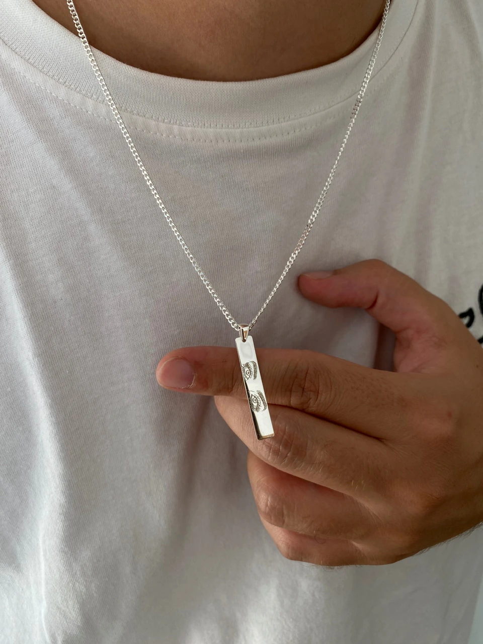 925 Gümüş | Unisex İstediğini Çizdir Göz Kolye