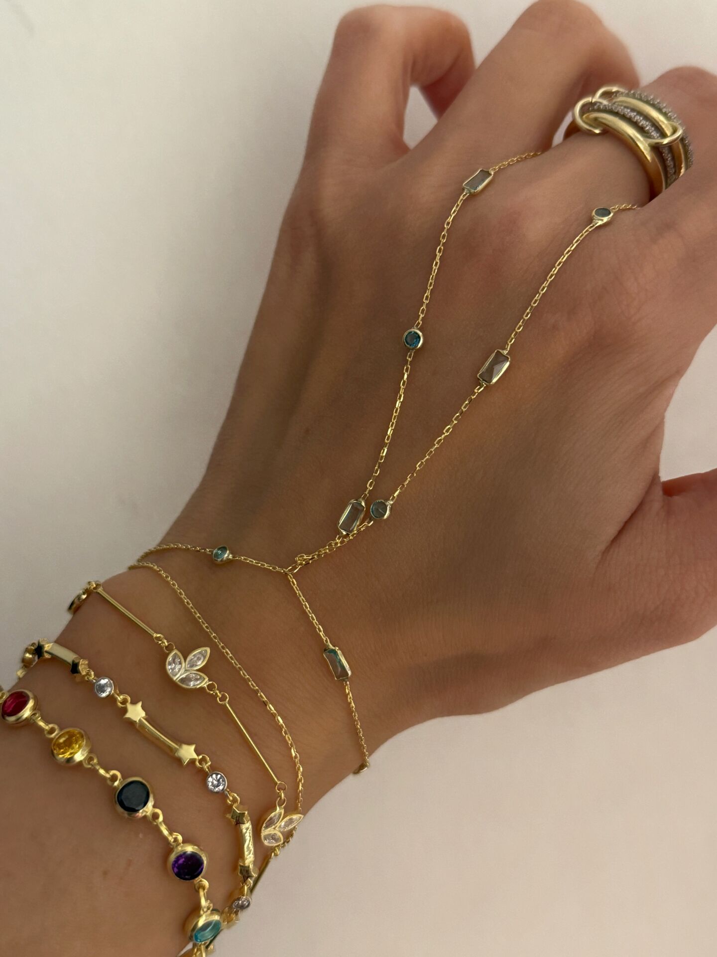 925 Gümüş | Blue Topaz Taşlı Şahmeran