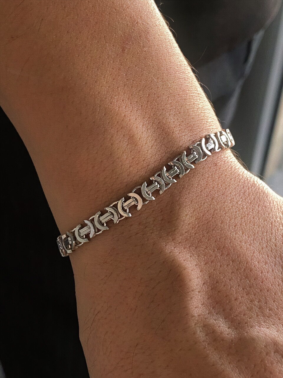 925 Gümüş | Euro Kral Zincir Bileklik