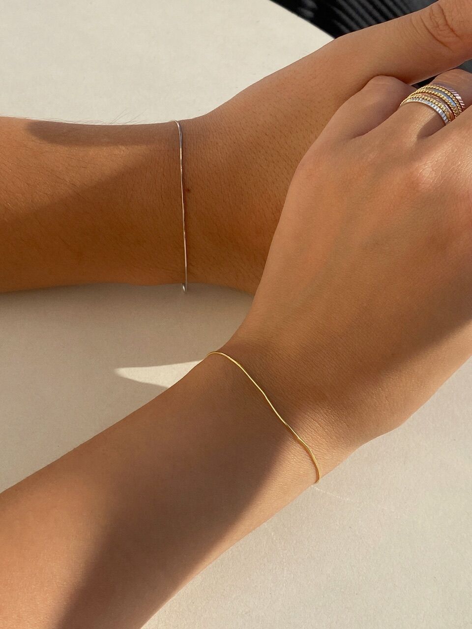 925 Gümüş | Unisex Mini İtalyan Zincir Bileklik