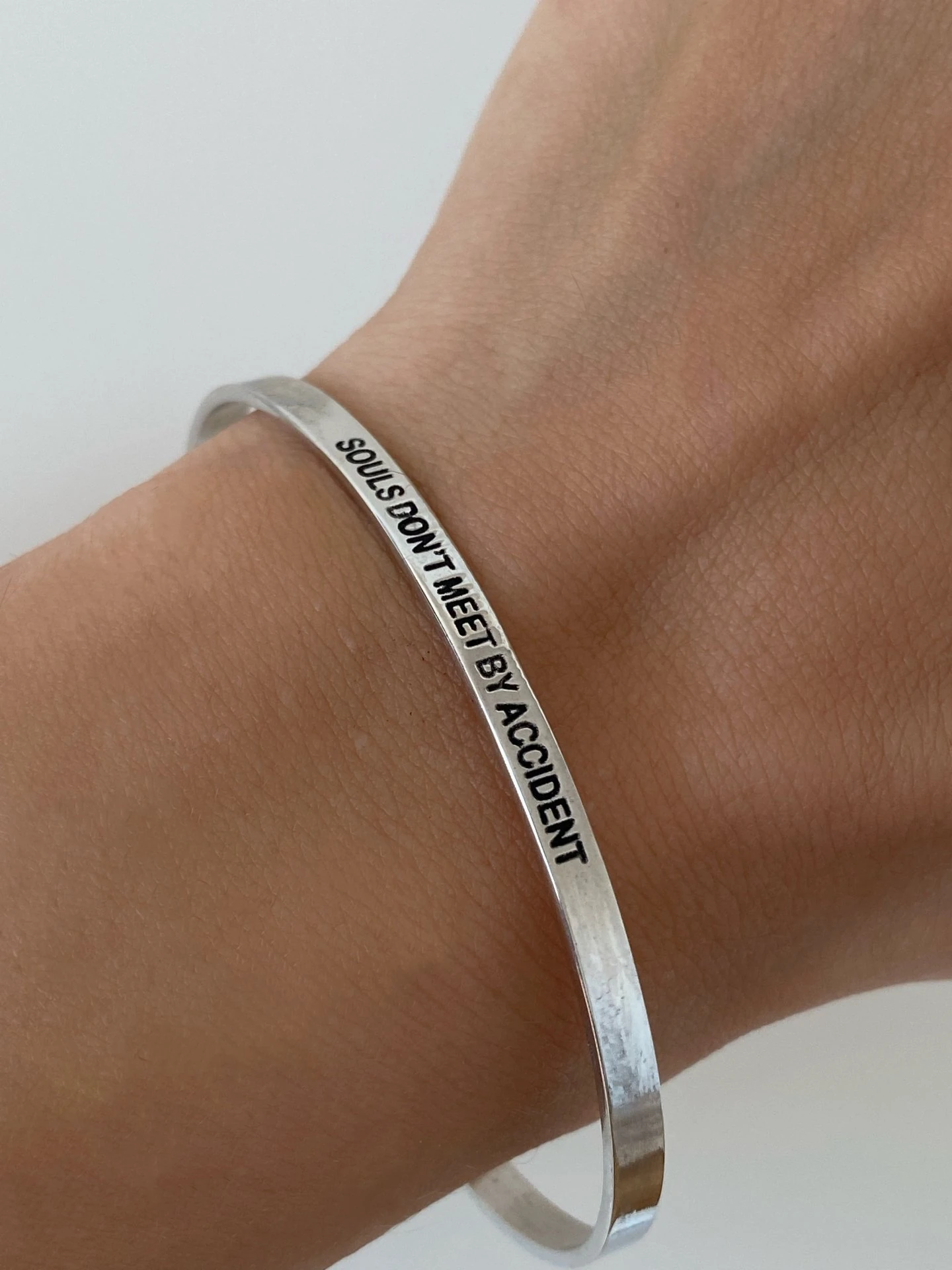 925 Gümüş | İstediğini Yazdır İnce Bilezik