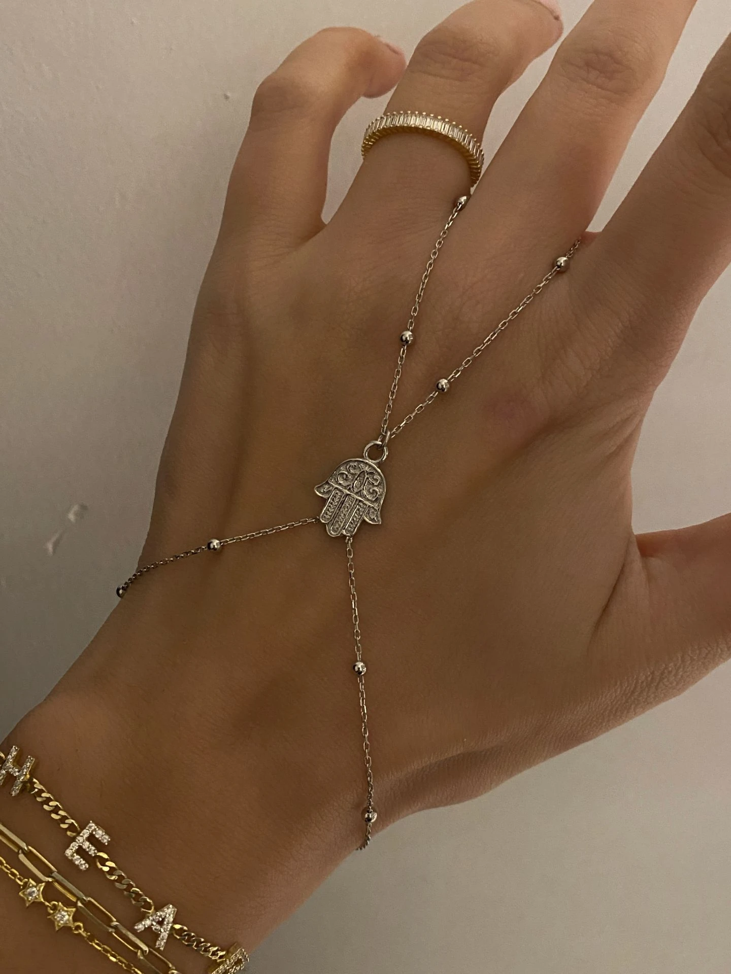 925 Gümüş | Basic Hamsa Şahmeran