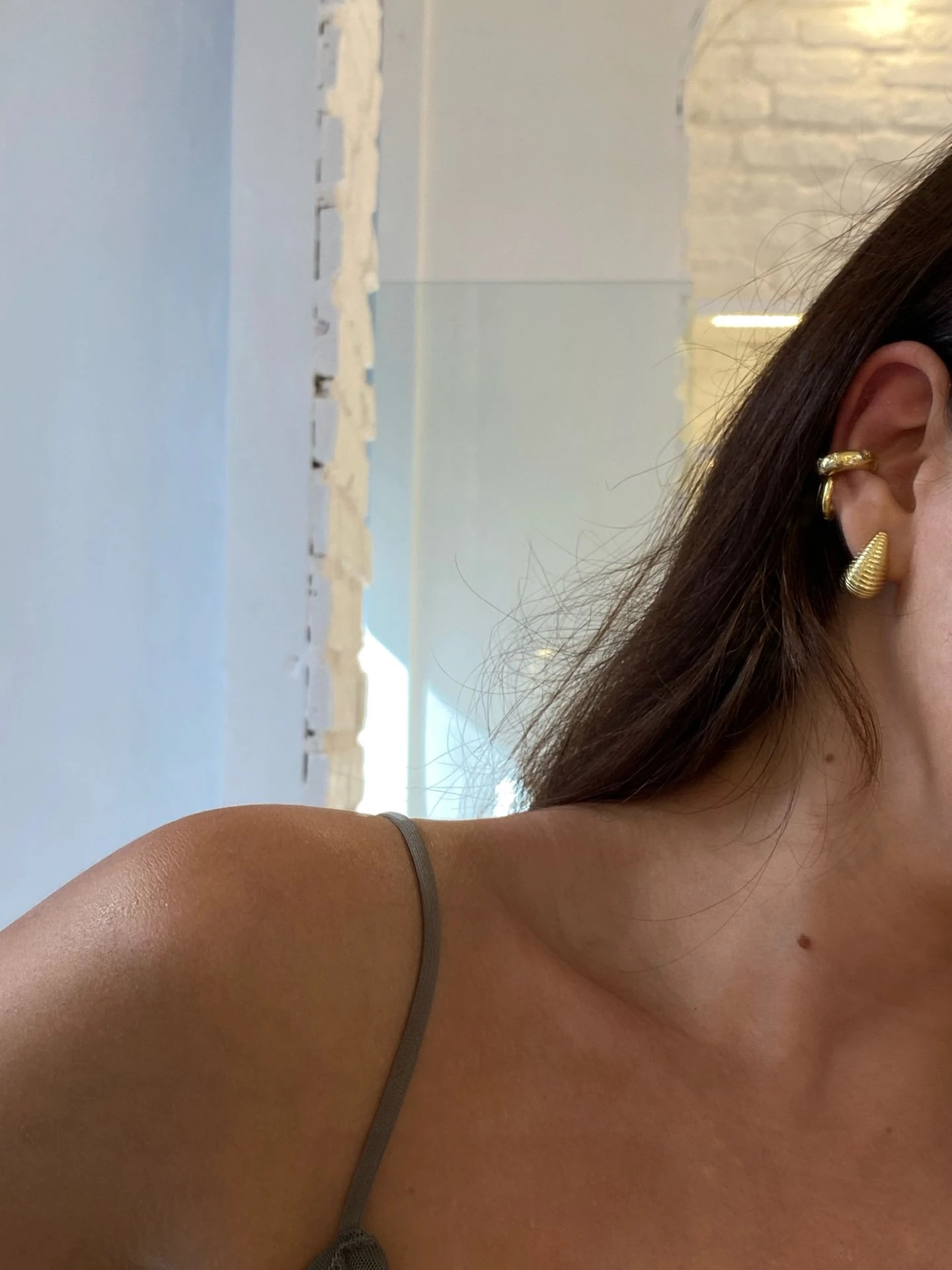 925 Gümüş | Yıldızlı Halka Ear Cuff