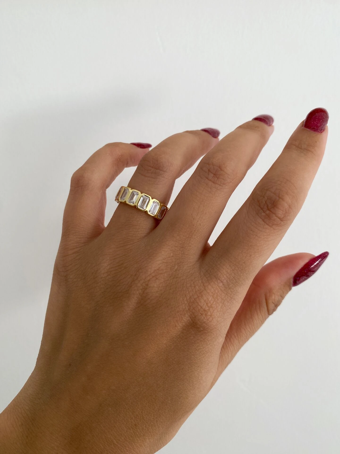 925 Gümüş | Su Yolu Baget Yüzük