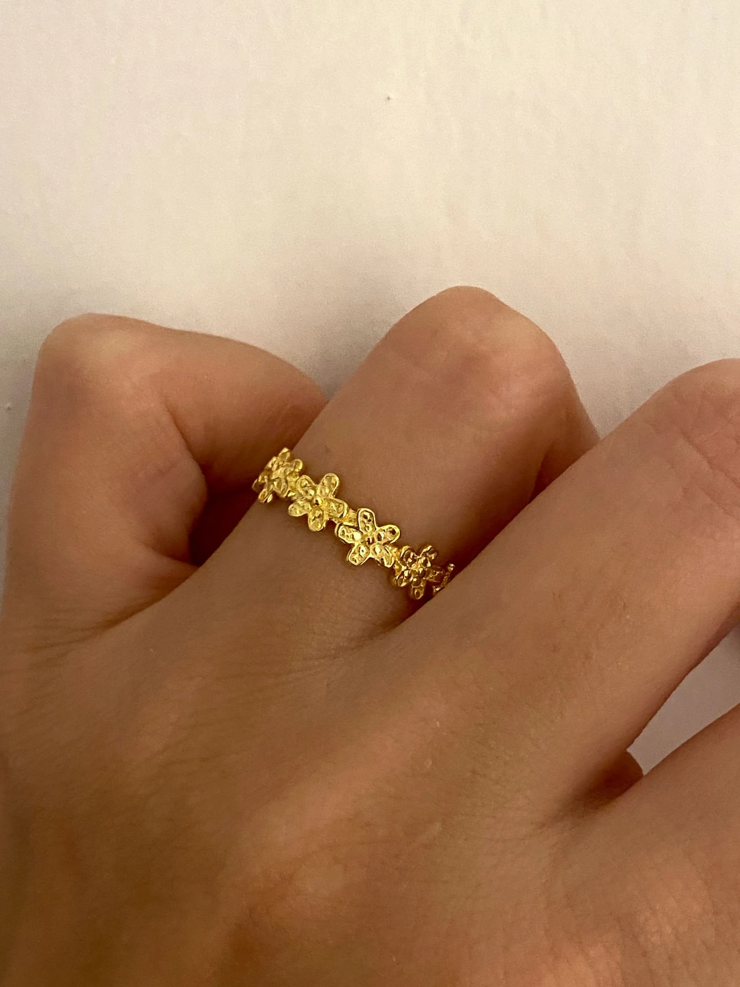 925 Gümüş | Minimal Çoklu Papatya Yüzük