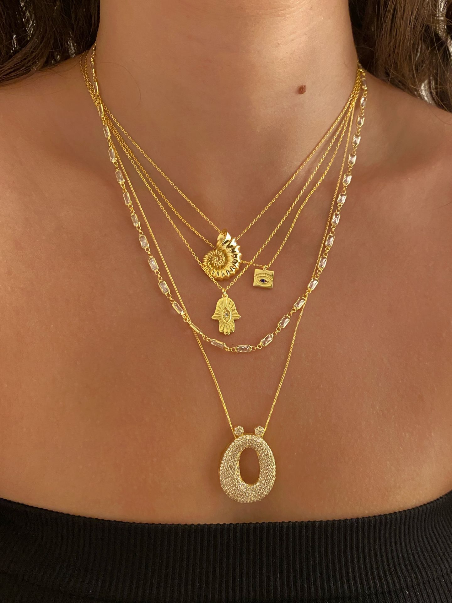 925 Gümüş | Salyangoz Kabuğu Kolye