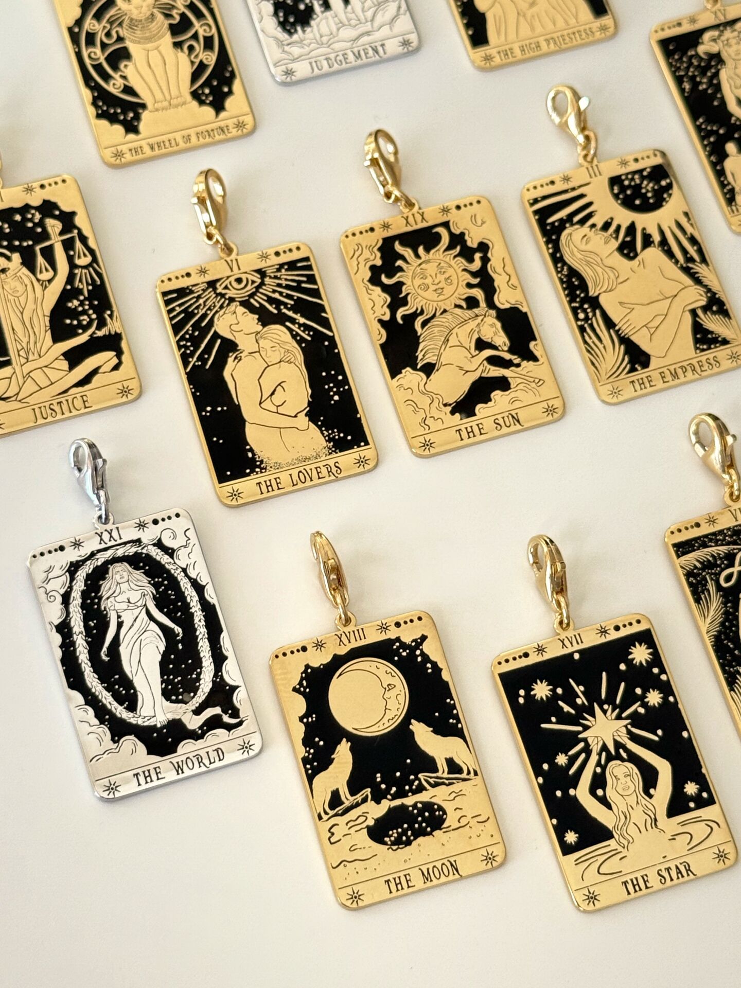 925 Gümüş | PHEAR® Özel Tasarım Tarot Kolyeler™ (13 Kart Seçeneği ile)