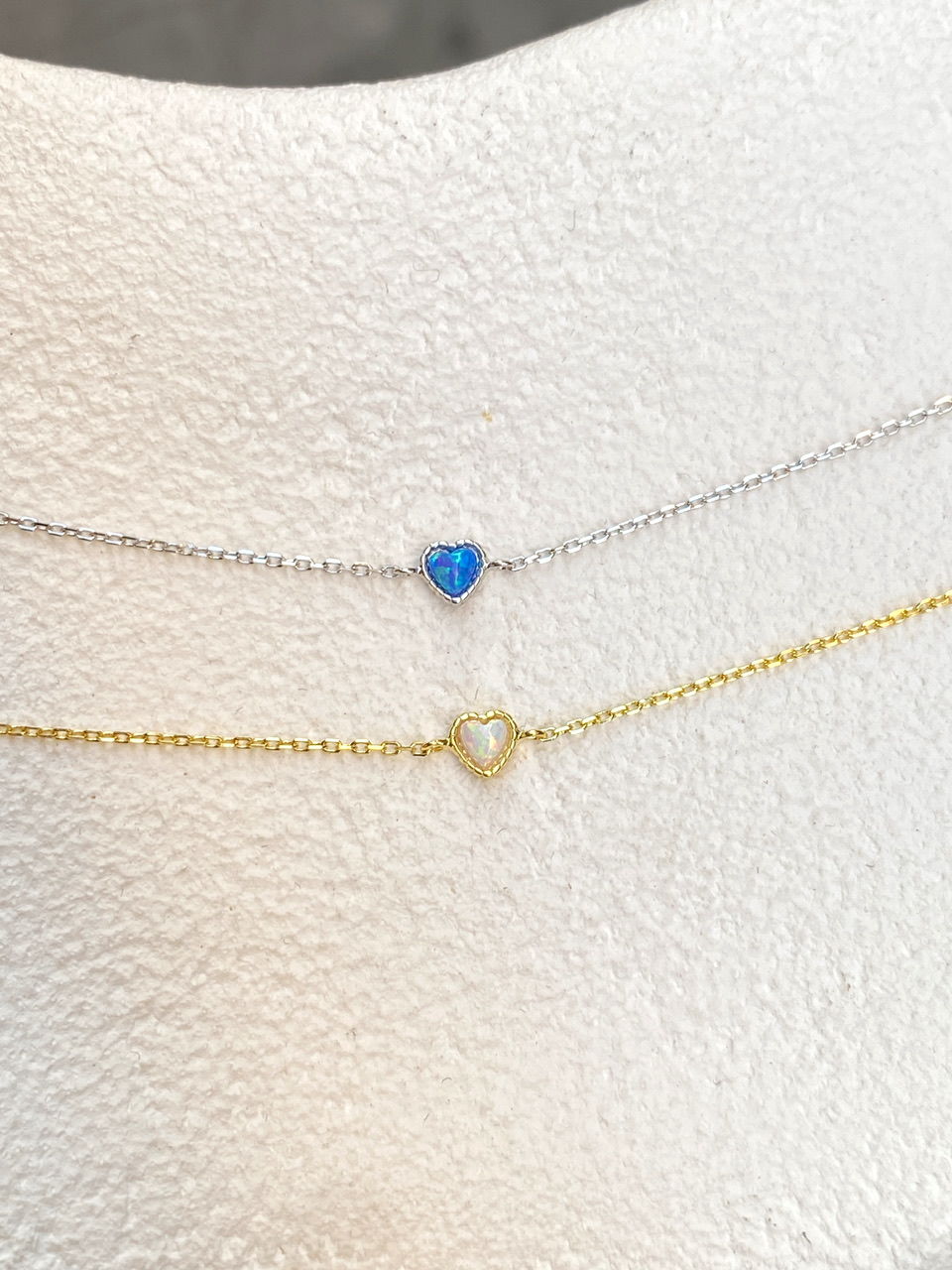 925 Gümüş | Minimal Opal Taşlı Kalpli Bileklik