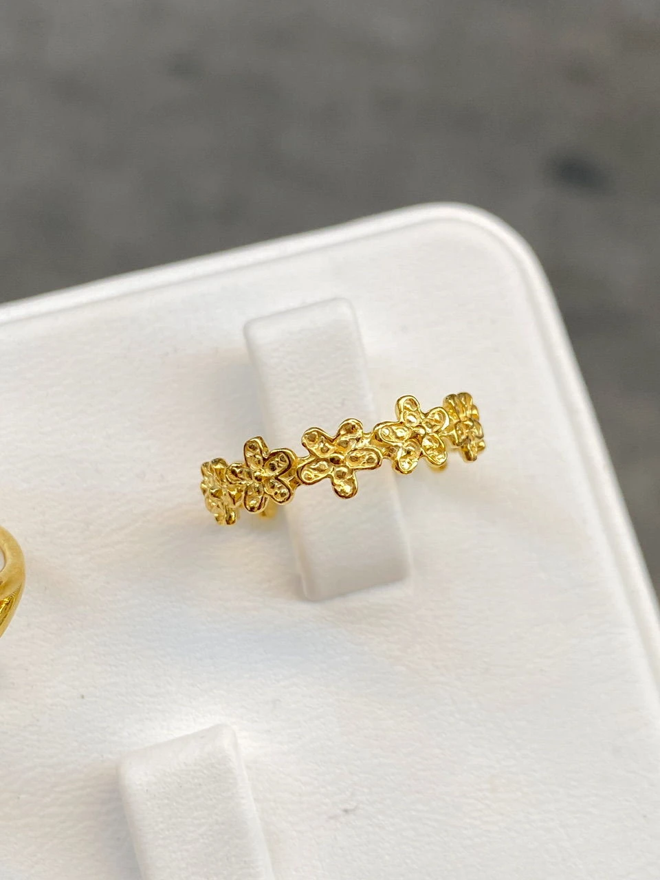 925 Gümüş | Minimal Çoklu Papatya Yüzük