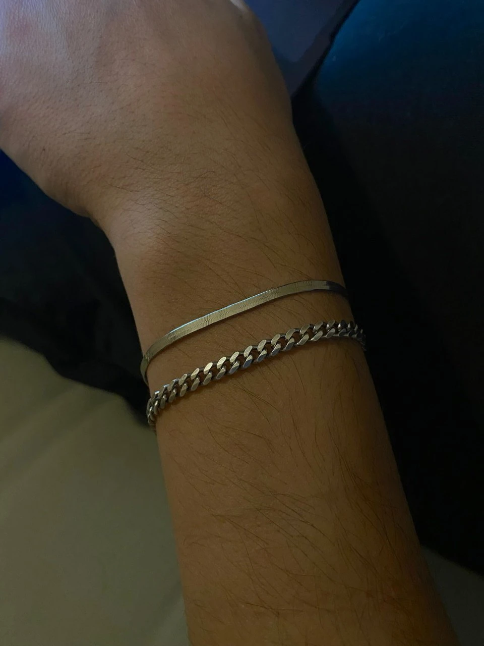 925 Gümüş | Unisex İstediğini Yazdır İtalyan Zincir Bileklik