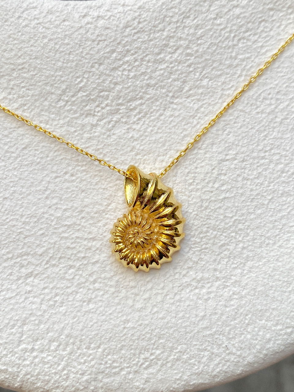 925 Gümüş | Salyangoz Kabuğu Kolye