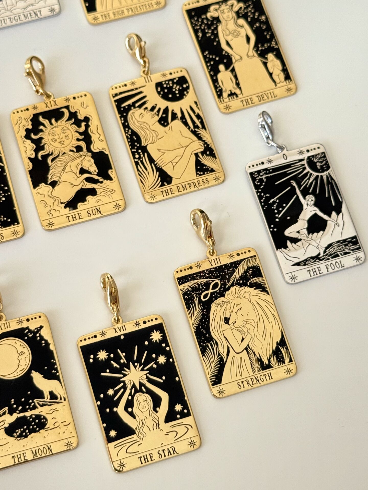 925 Gümüş | PHEAR® Özel Tasarım Tarot Kolyeler™ (13 Kart Seçeneği ile)