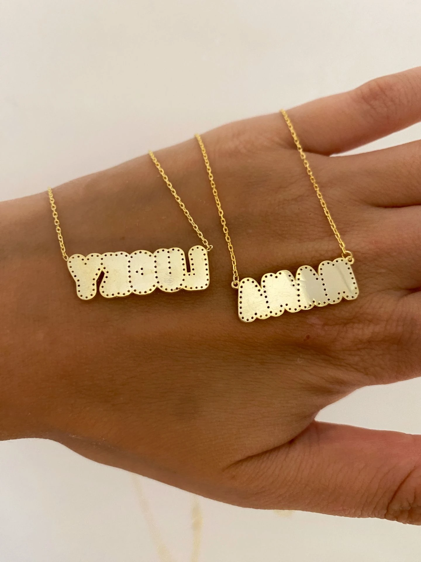 925 Gümüş | İstediğini Yazdır Taşlı 3 Boyutlu Bombeli Kolye