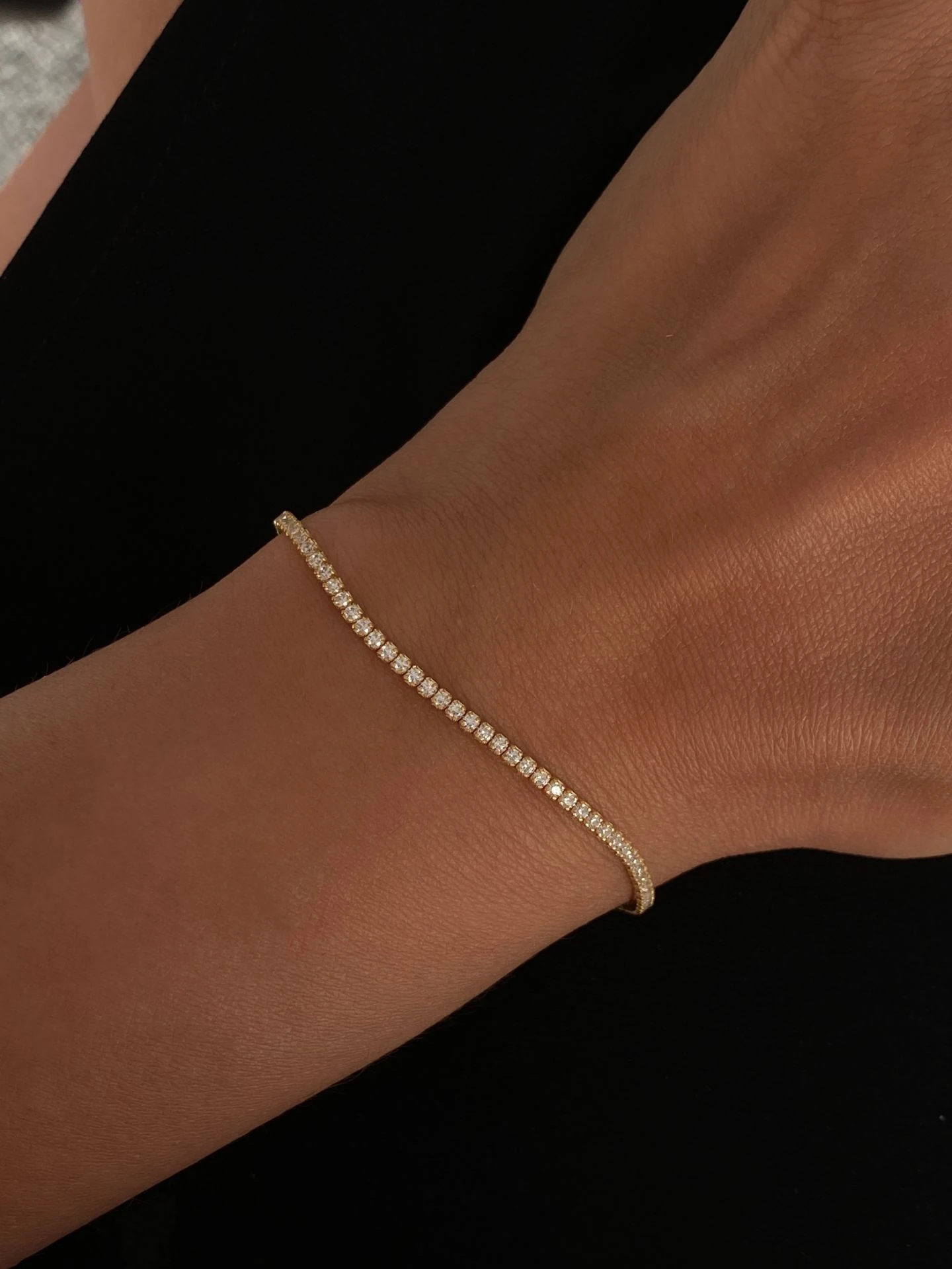 925 Gümüş | 1,5 mm Su Yolu Bileklik